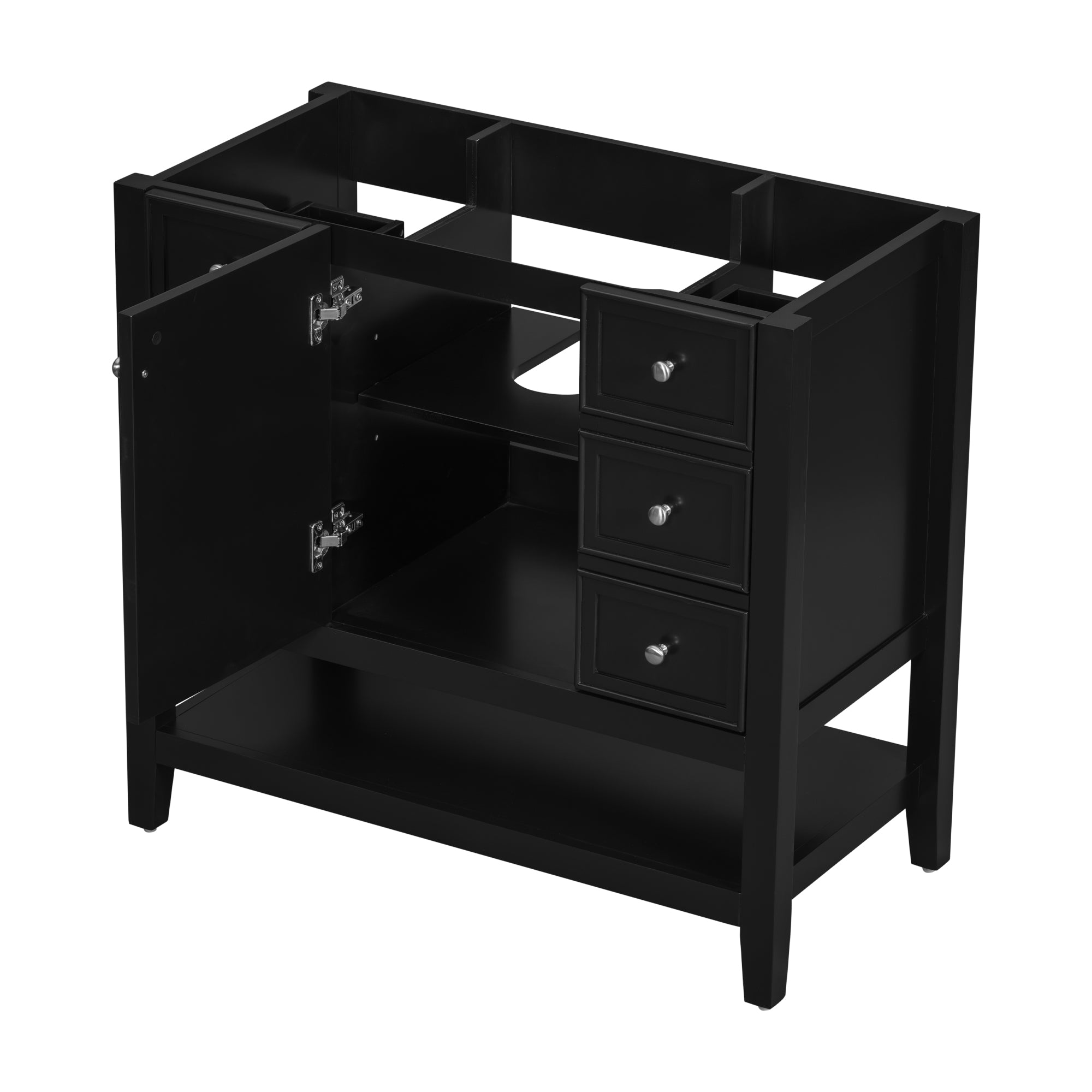 36 in. W x 18 in. D x 33 in. H Freestanding Bath Vanity Base without Top