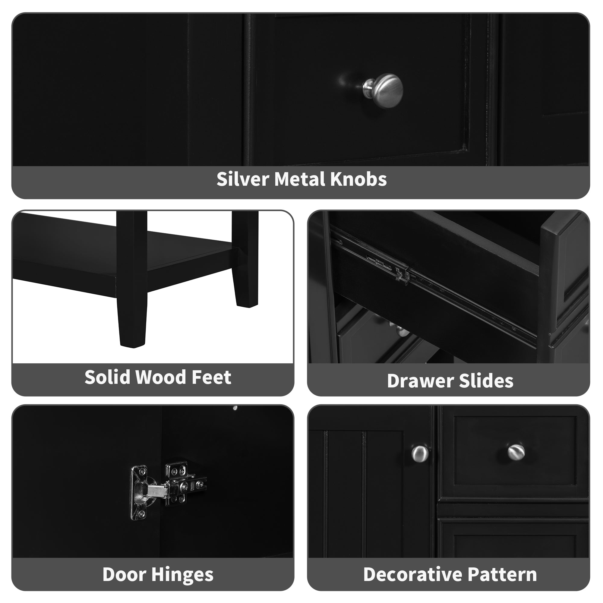 36 in. W x 18 in. D x 33 in. H Freestanding Bath Vanity Base without Top