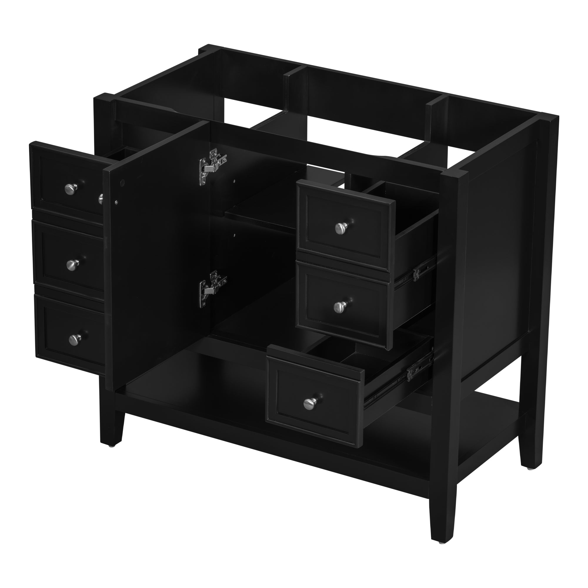 36 in. W x 18 in. D x 33 in. H Freestanding Bath Vanity Base without Top