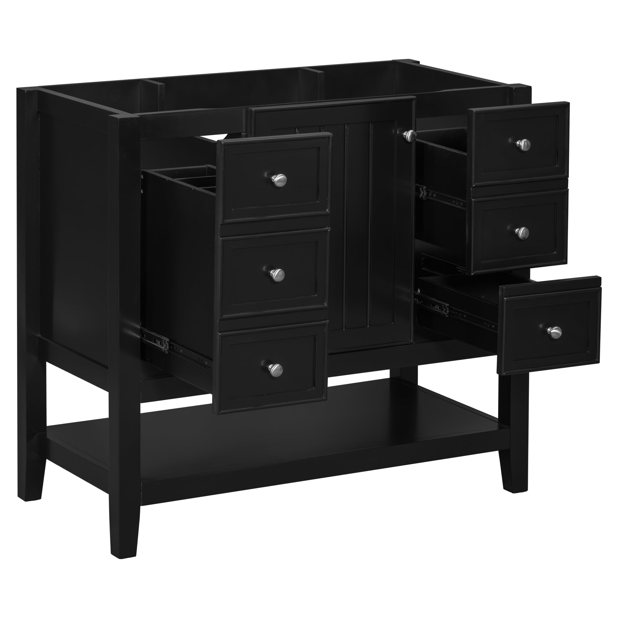 36 in. W x 18 in. D x 33 in. H Freestanding Bath Vanity Base without Top