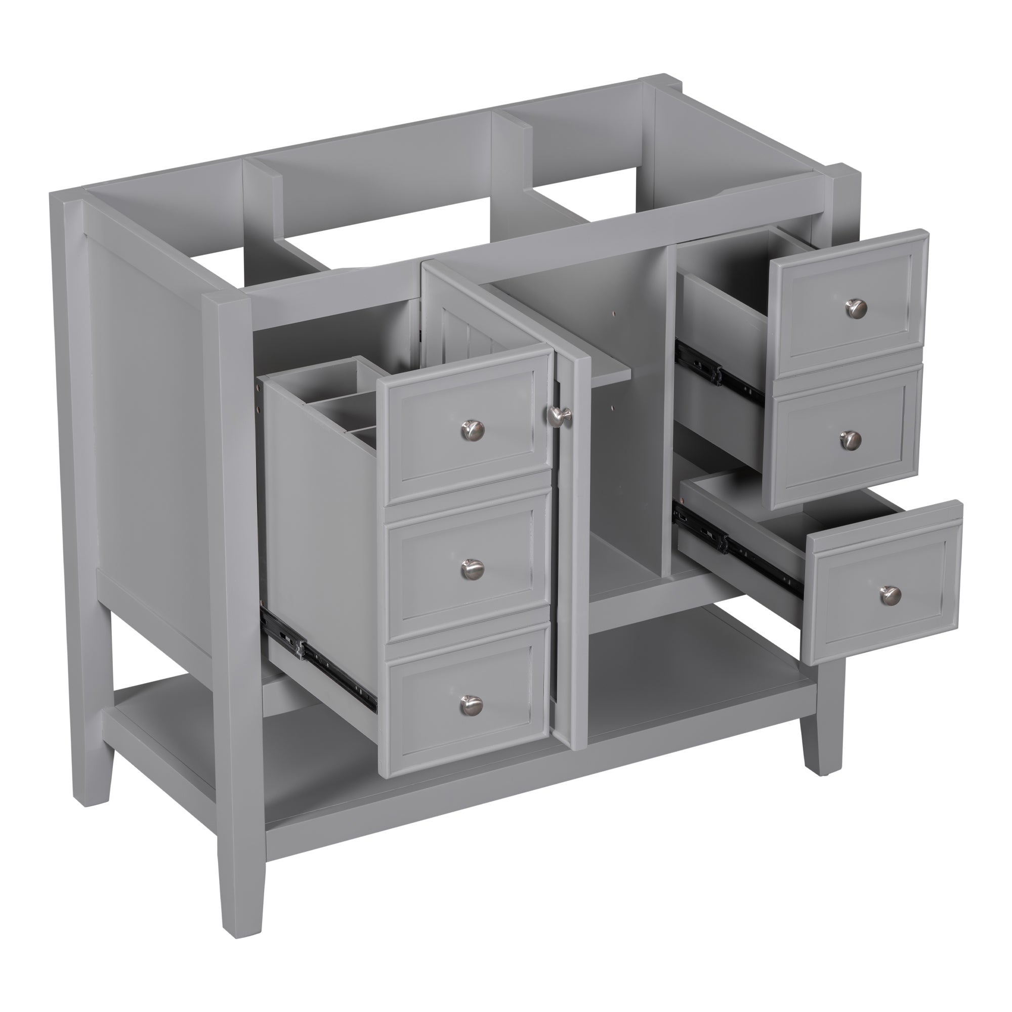 36 in. W x 18 in. D x 33 in. H Freestanding Bath Vanity Base without Top
