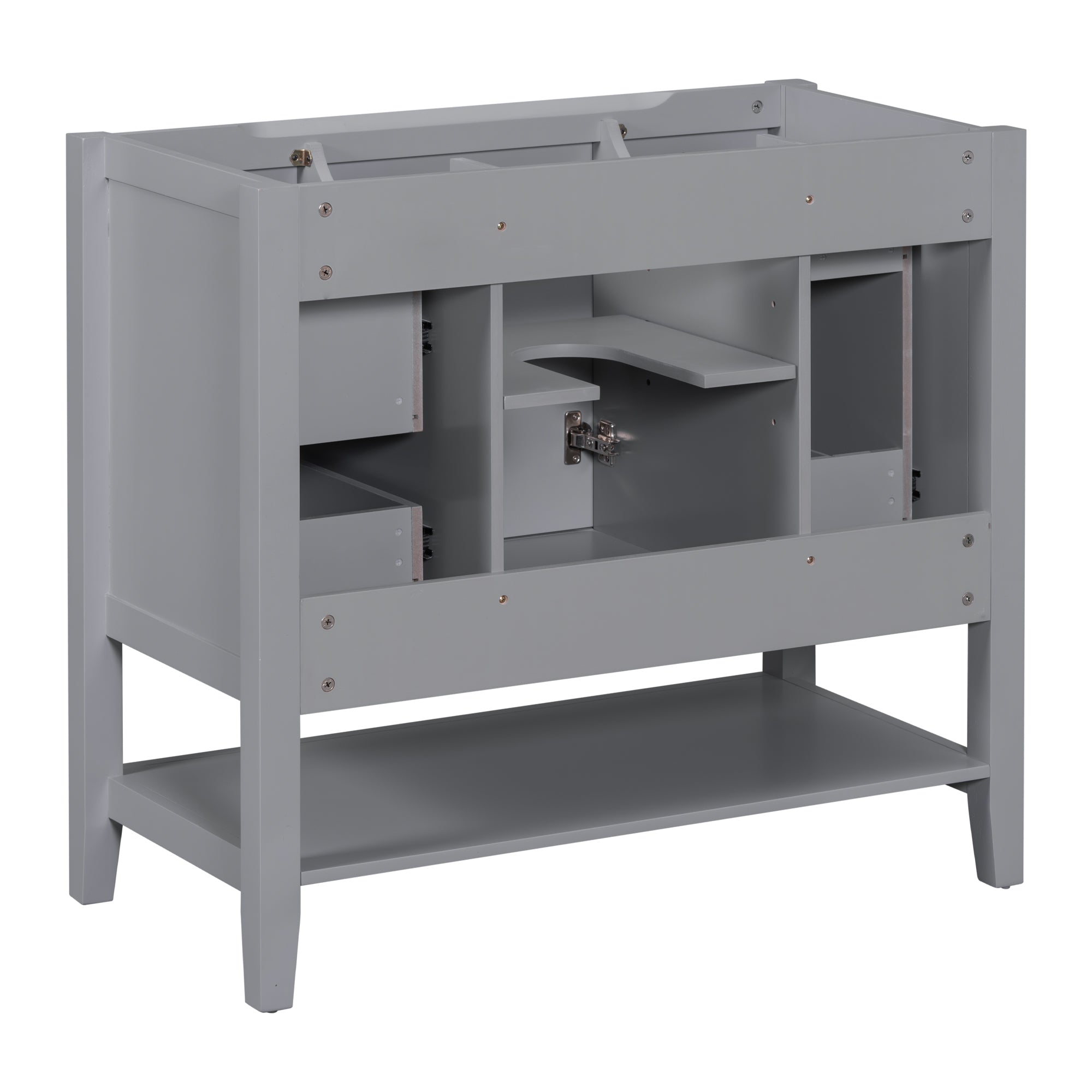 36 in. W x 18 in. D x 33 in. H Freestanding Bath Vanity Base without Top