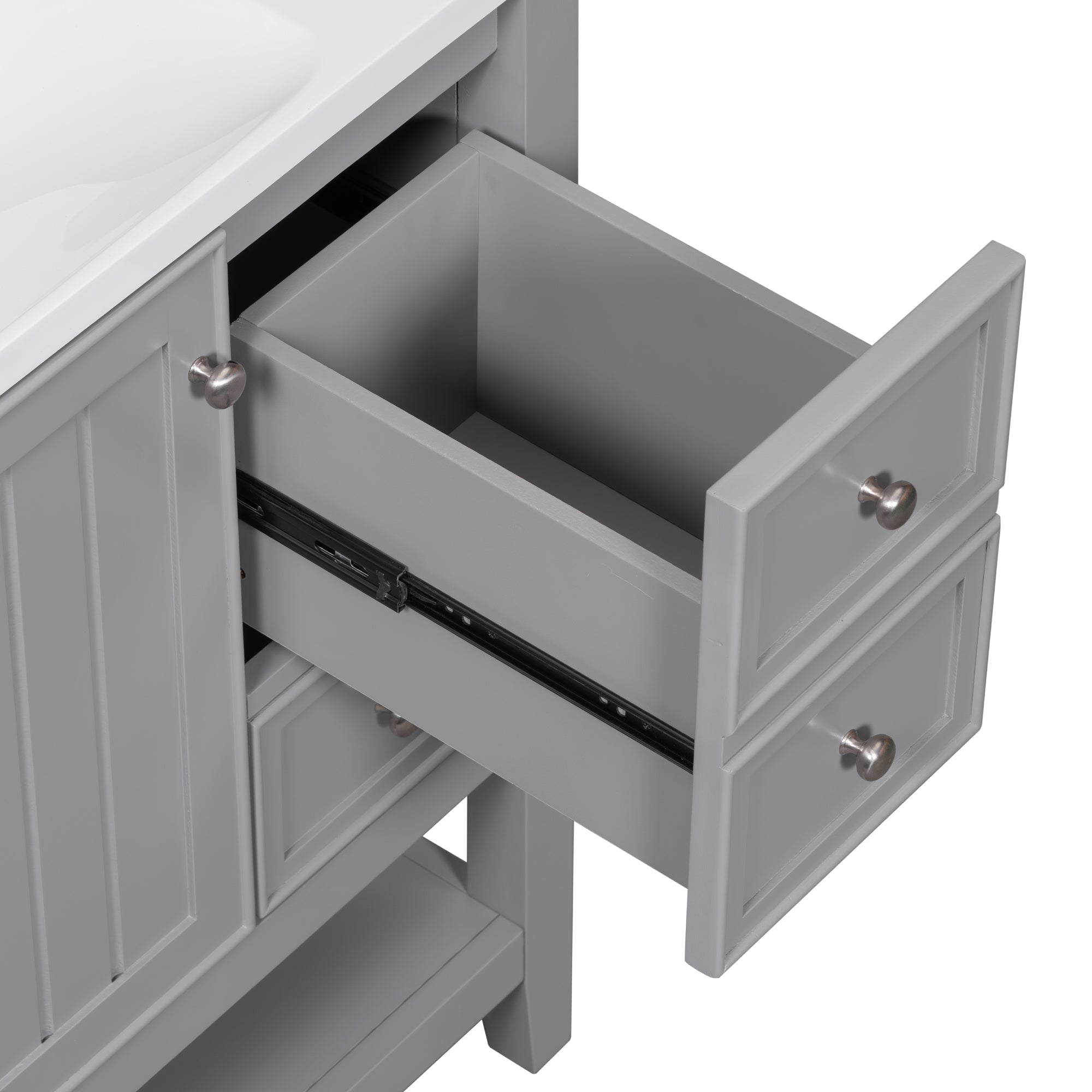 36 in. W x 18 in. D x 33 in. H Freestanding Bath Vanity Base without Top