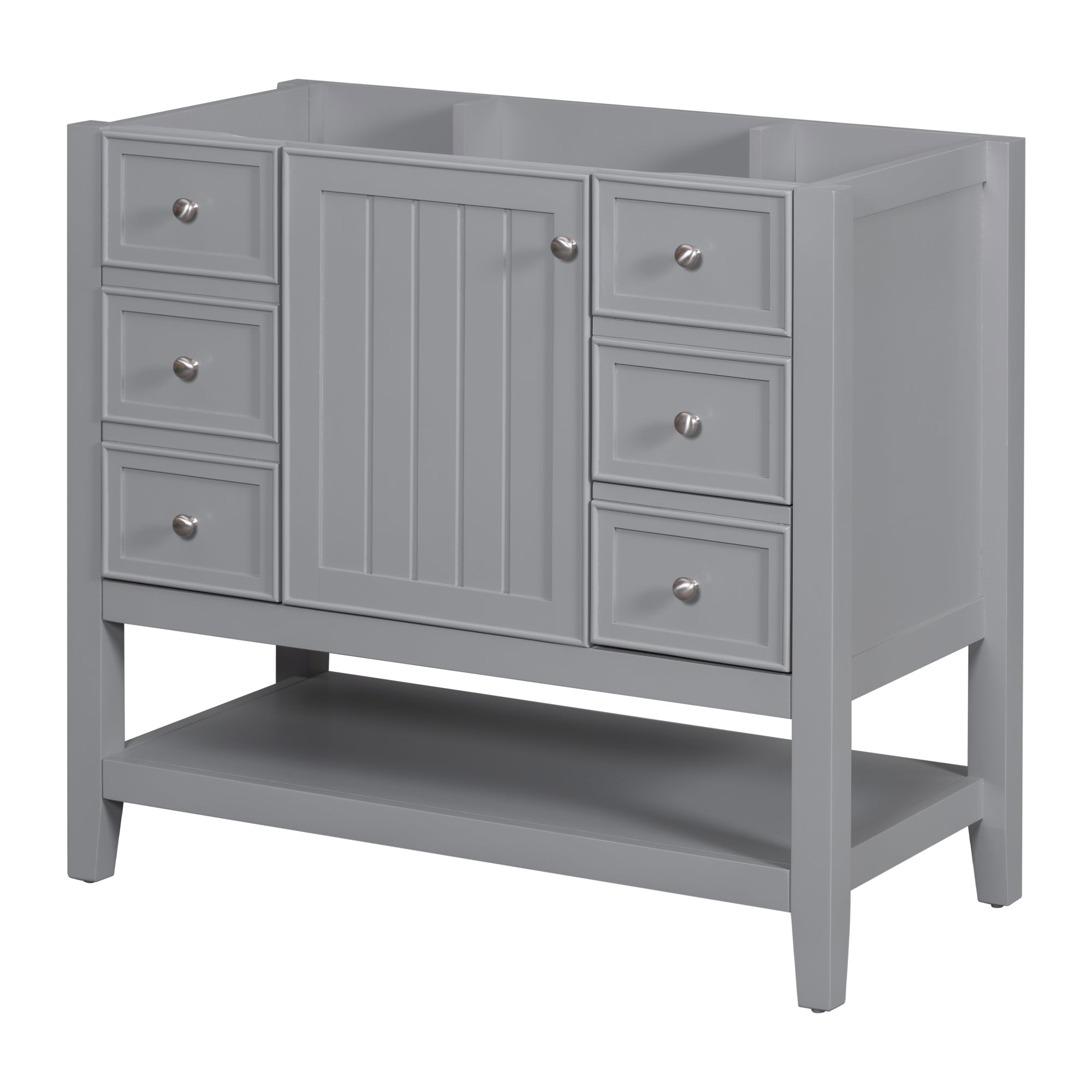 36 in. W x 18 in. D x 33 in. H Freestanding Bath Vanity Base without Top
