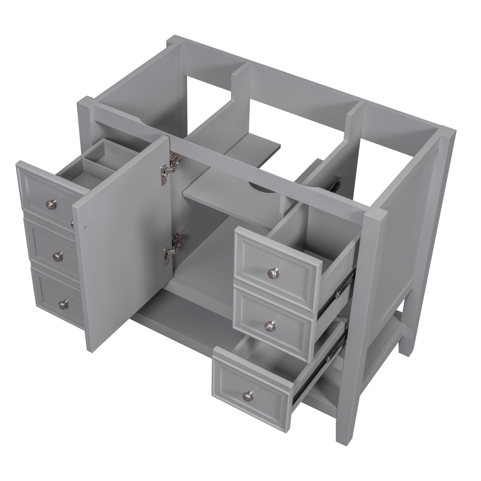 36 in. W x 18 in. D x 33 in. H Freestanding Bath Vanity Base without Top