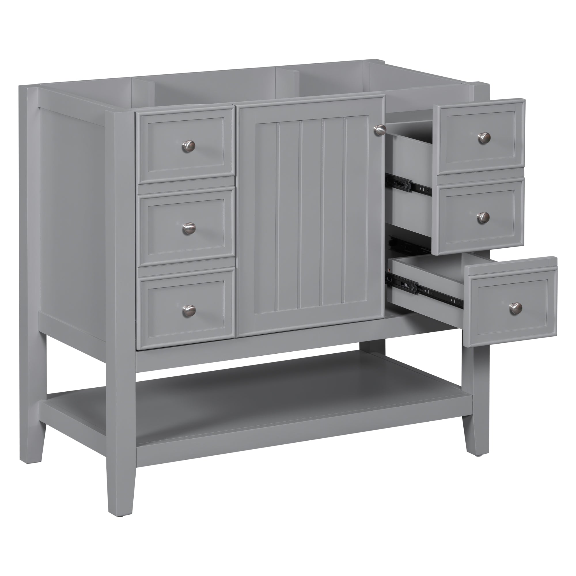36 in. W x 18 in. D x 33 in. H Freestanding Bath Vanity Base without Top