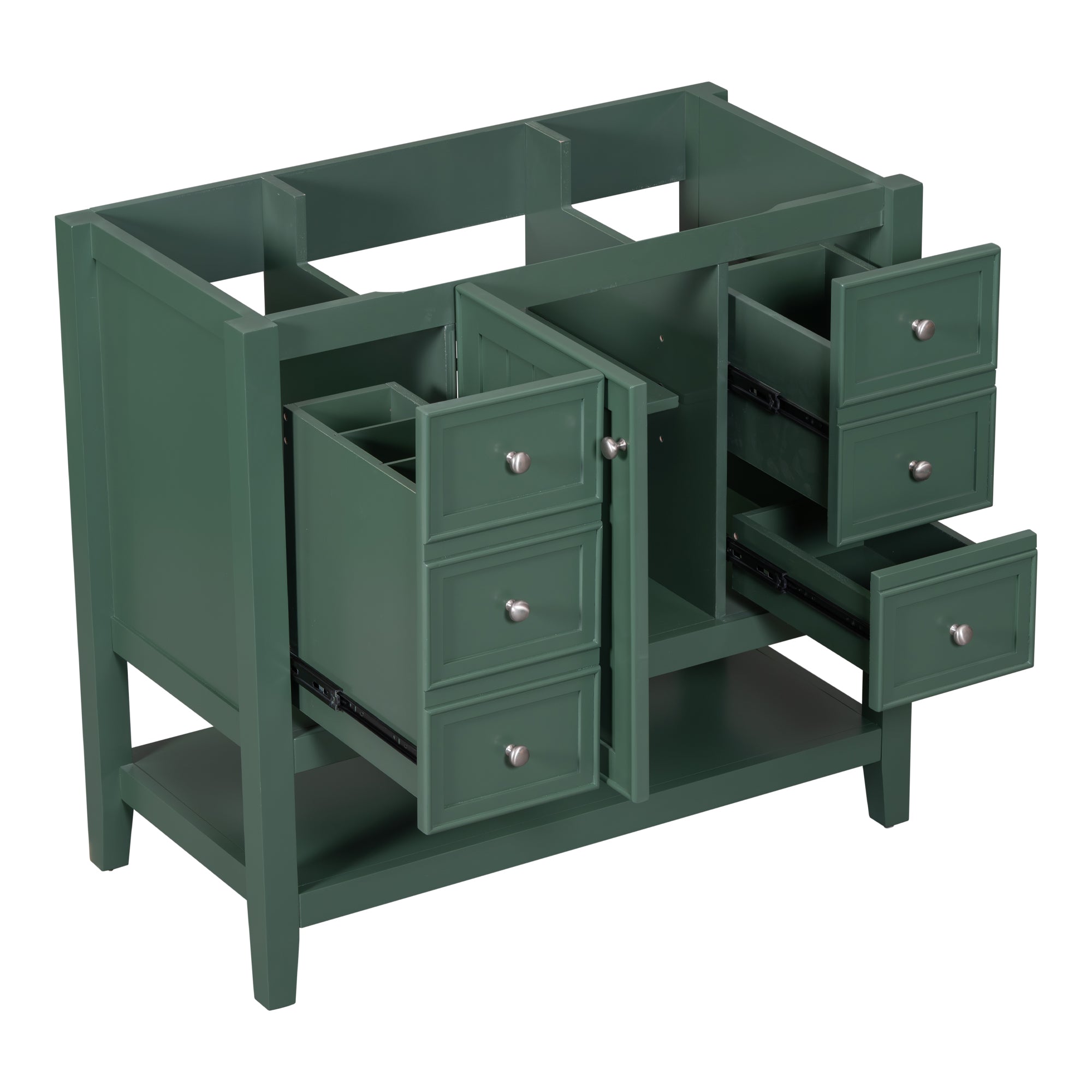 36 in. W x 18 in. D x 33 in. H Freestanding Bath Vanity Base without Top