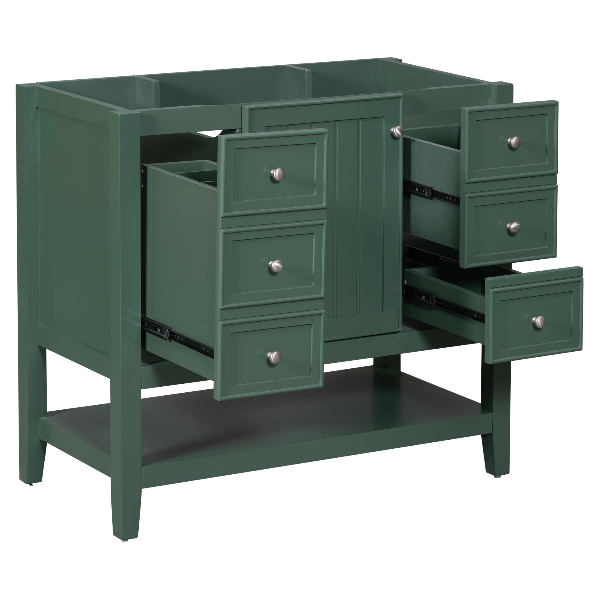 36 in. W x 18 in. D x 33 in. H Freestanding Bath Vanity Base without Top