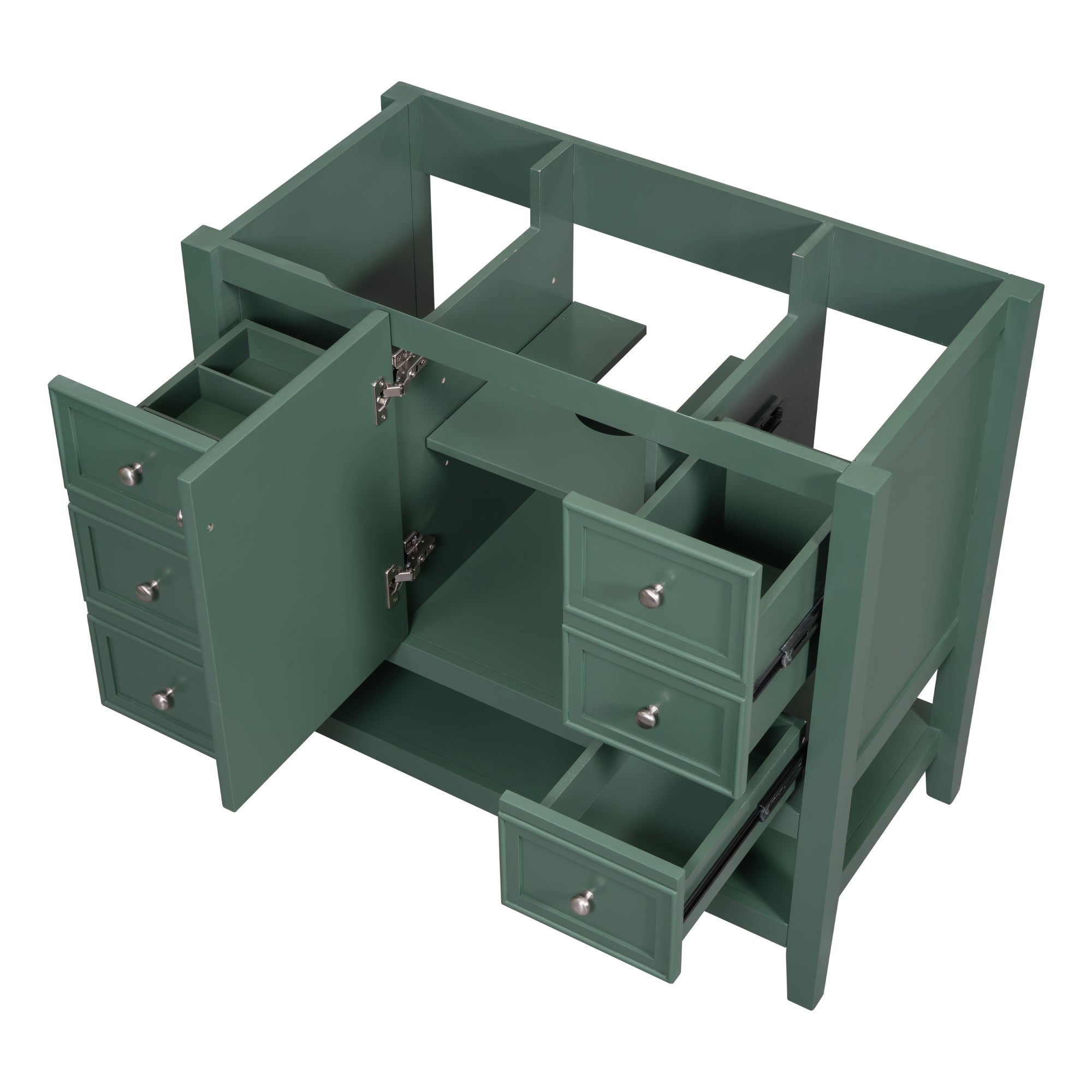36 in. W x 18 in. D x 33 in. H Freestanding Bath Vanity Base without Top