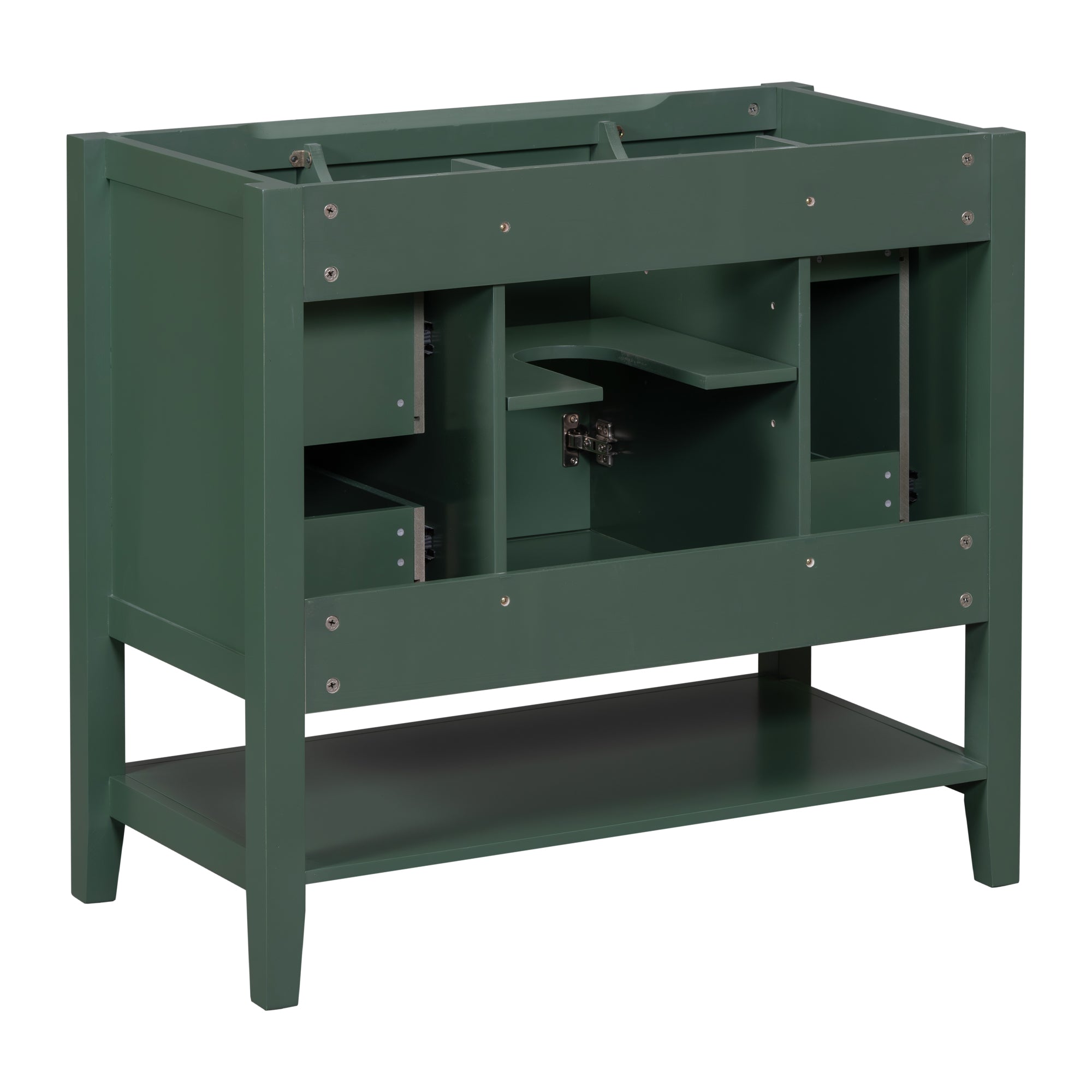 36 in. W x 18 in. D x 33 in. H Freestanding Bath Vanity Base without Top