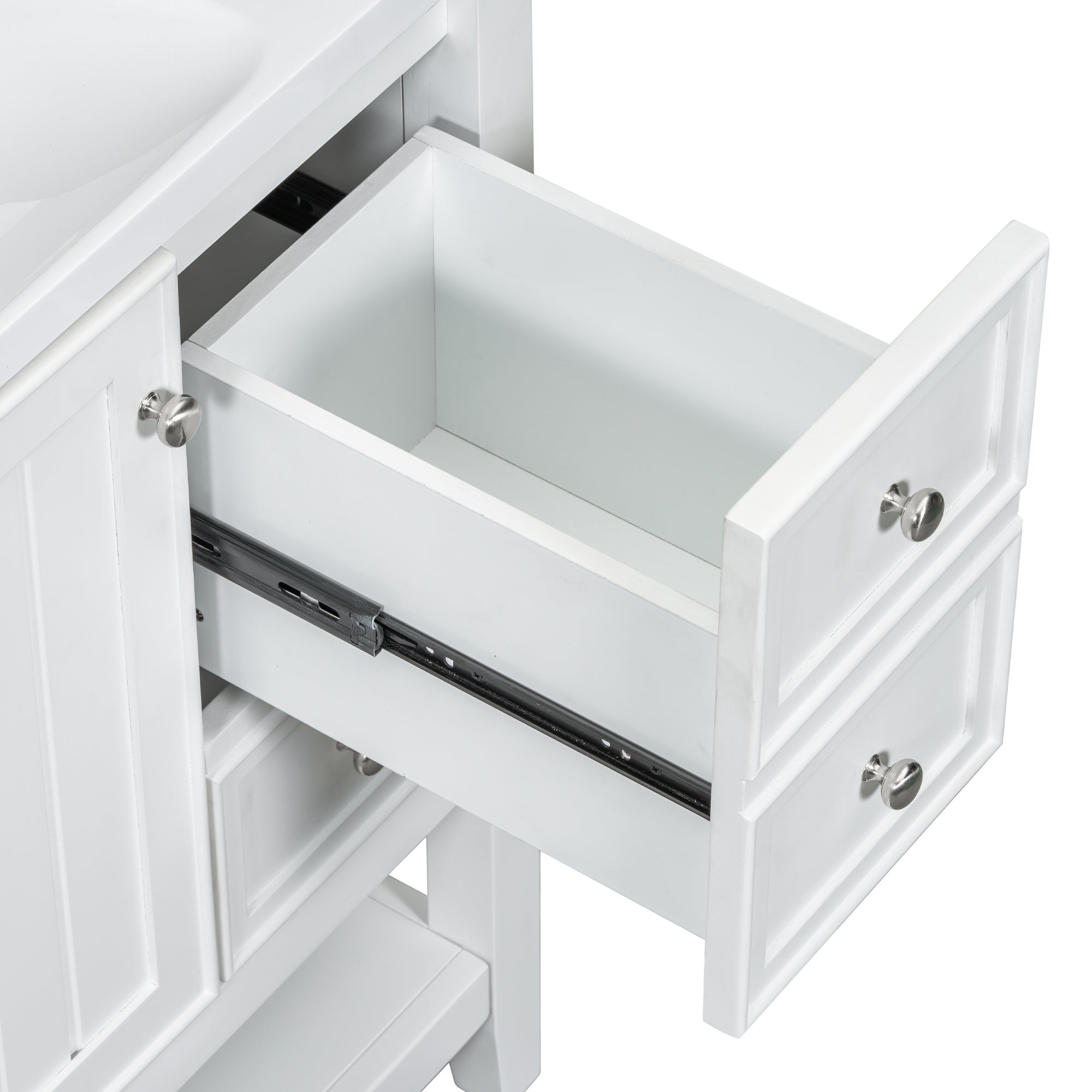 36 in. W x 18 in. D x 33 in. H Freestanding Bath Vanity Base without Top