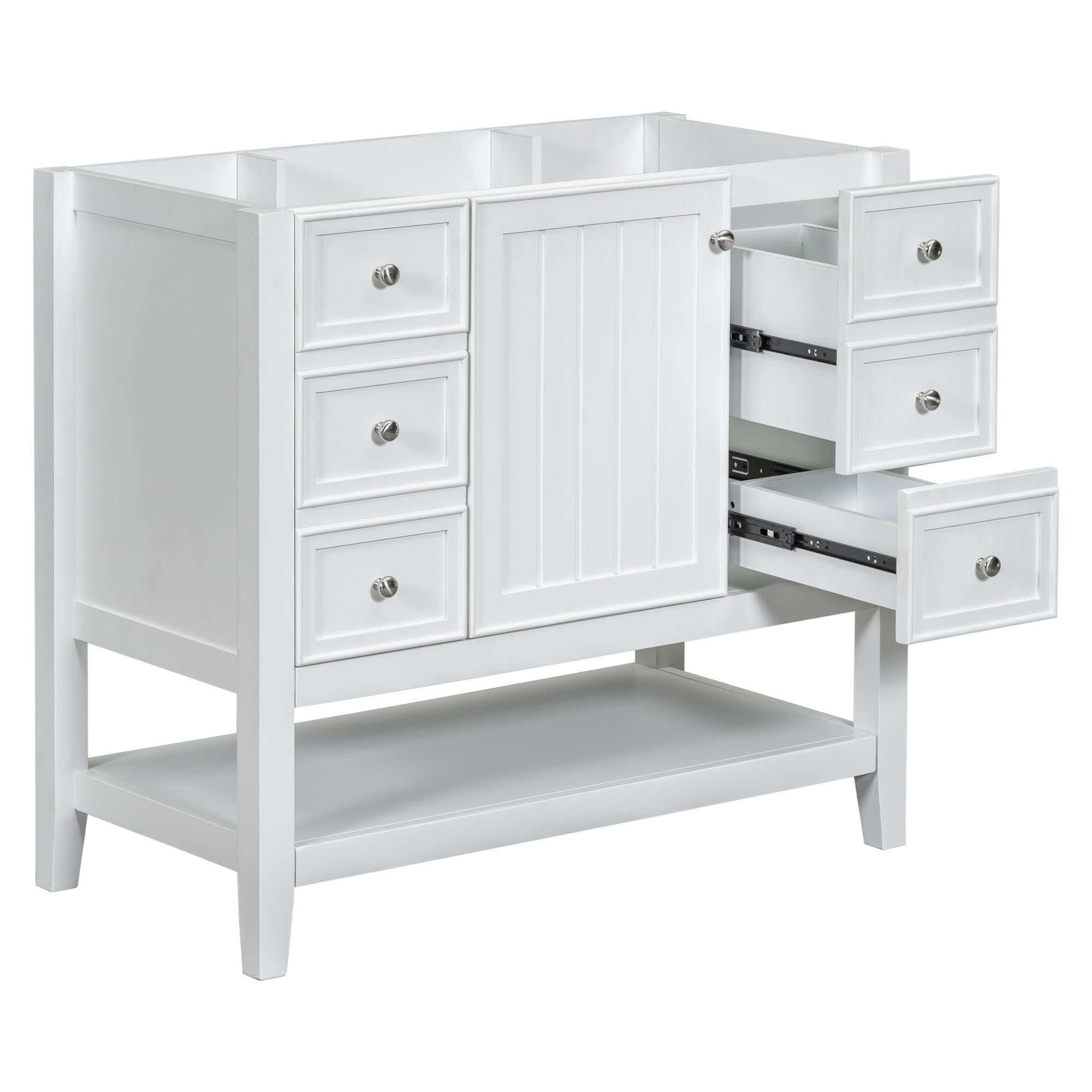 36 in. W x 18 in. D x 33 in. H Freestanding Bath Vanity Base without Top