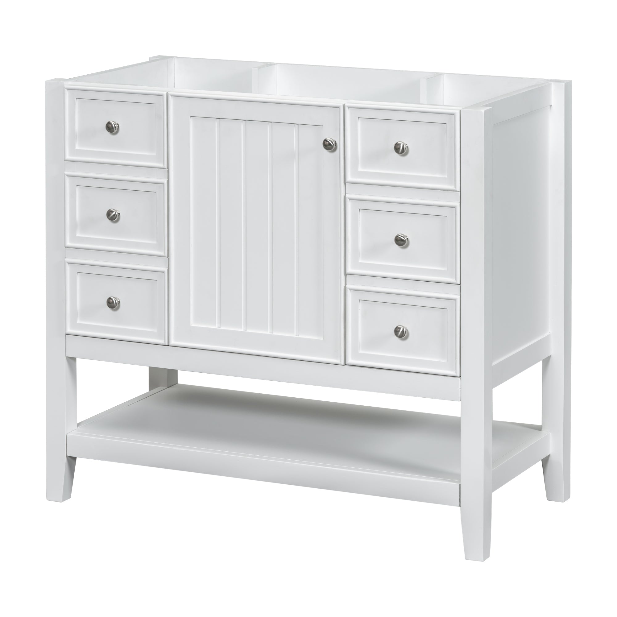 36 in. W x 18 in. D x 33 in. H Freestanding Bath Vanity Base without Top