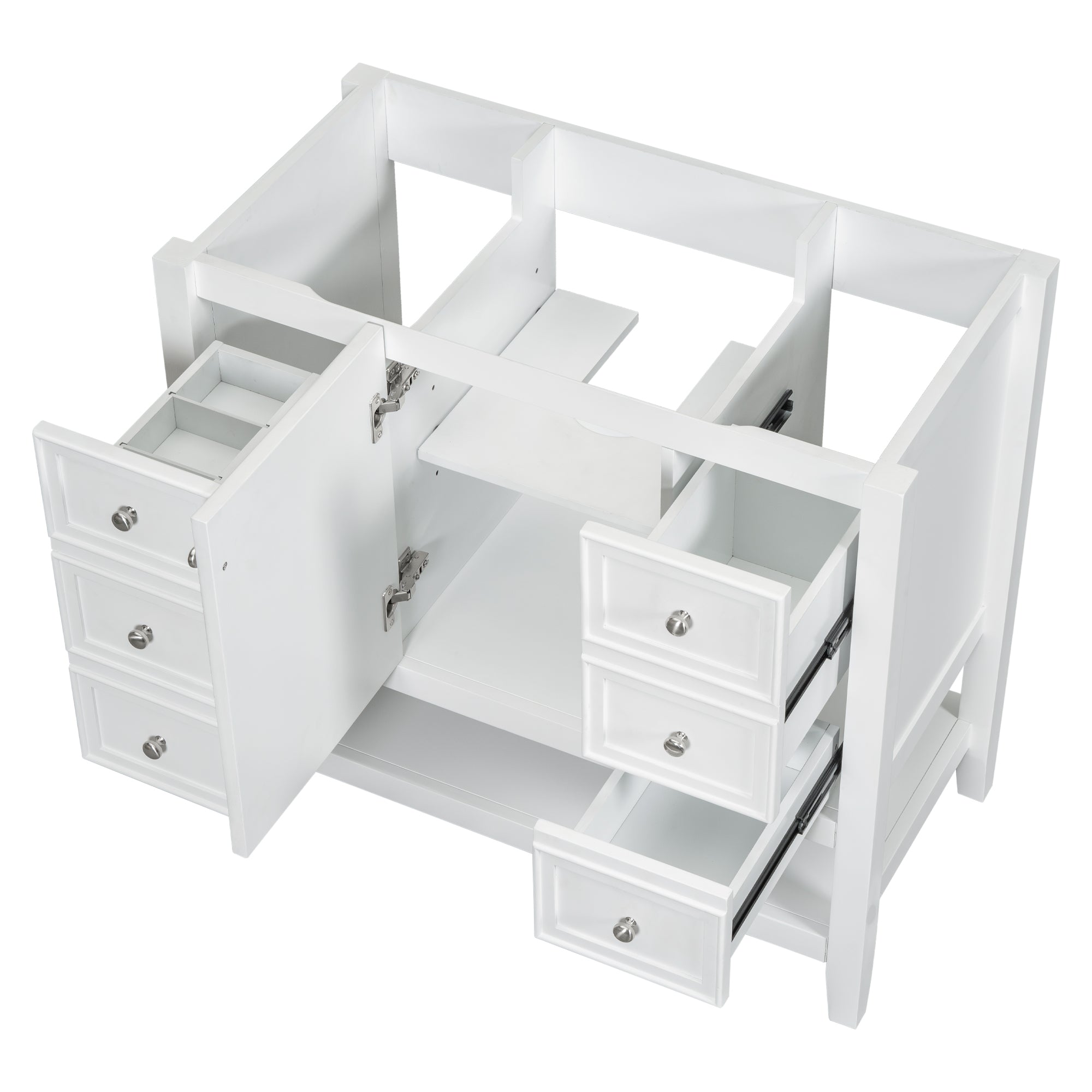 36 in. W x 18 in. D x 33 in. H Freestanding Bath Vanity Base without Top