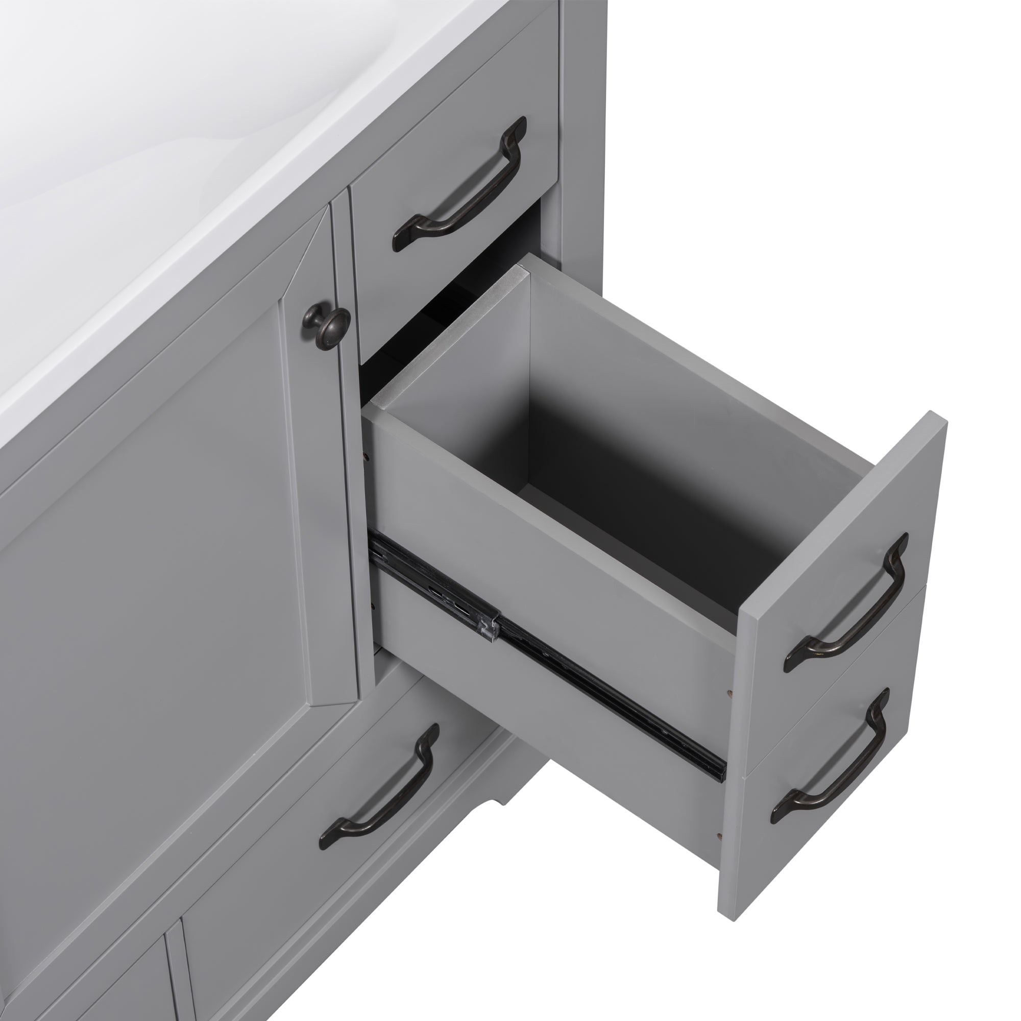 36 in. W x 18 in. D x 33 in. H Freestanding Bath Vanity Base without Top