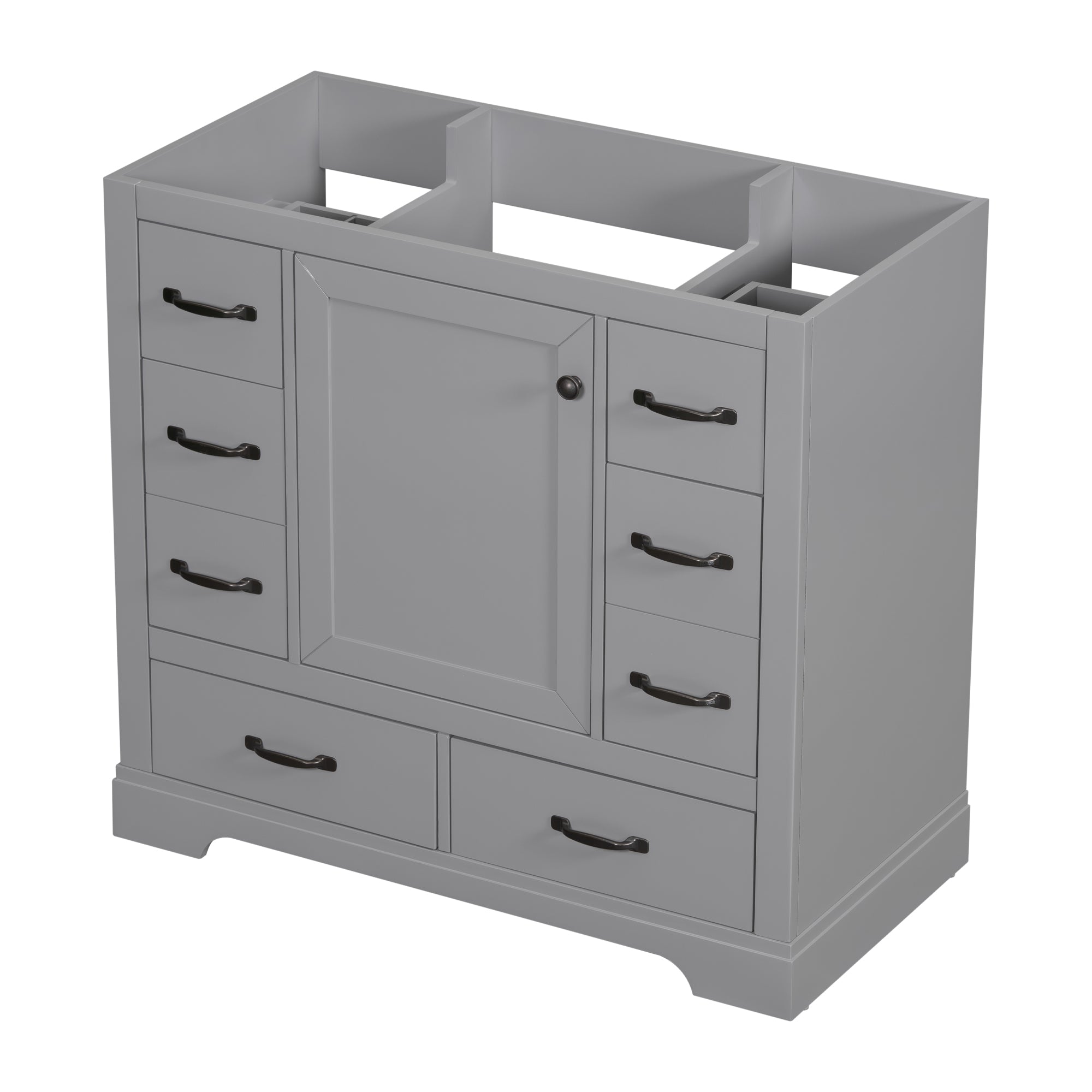 36 in. W x 18 in. D x 33 in. H Freestanding Bath Vanity Base without Top