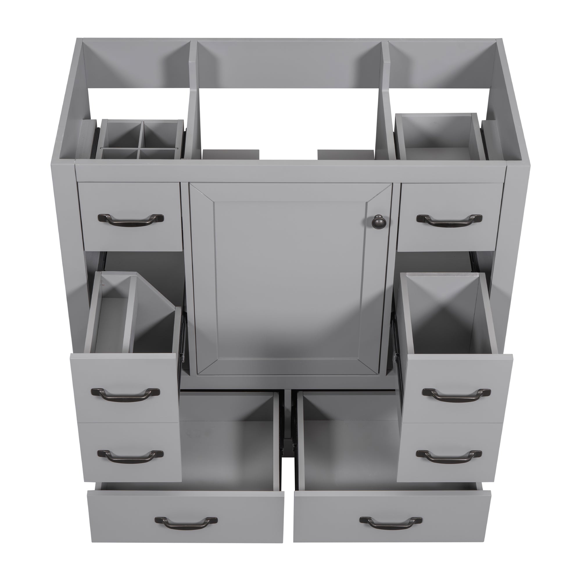 36 in. W x 18 in. D x 33 in. H Freestanding Bath Vanity Base without Top