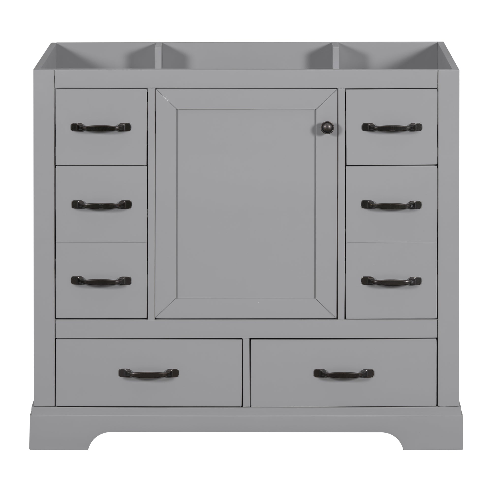 36 in. W x 18 in. D x 33 in. H Freestanding Bath Vanity Base without Top