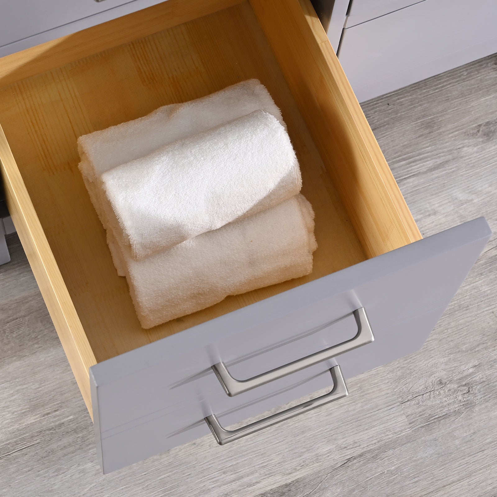 22 in. W x 60 in. D x 35 in. H Bath Vanity Cabinet without Top