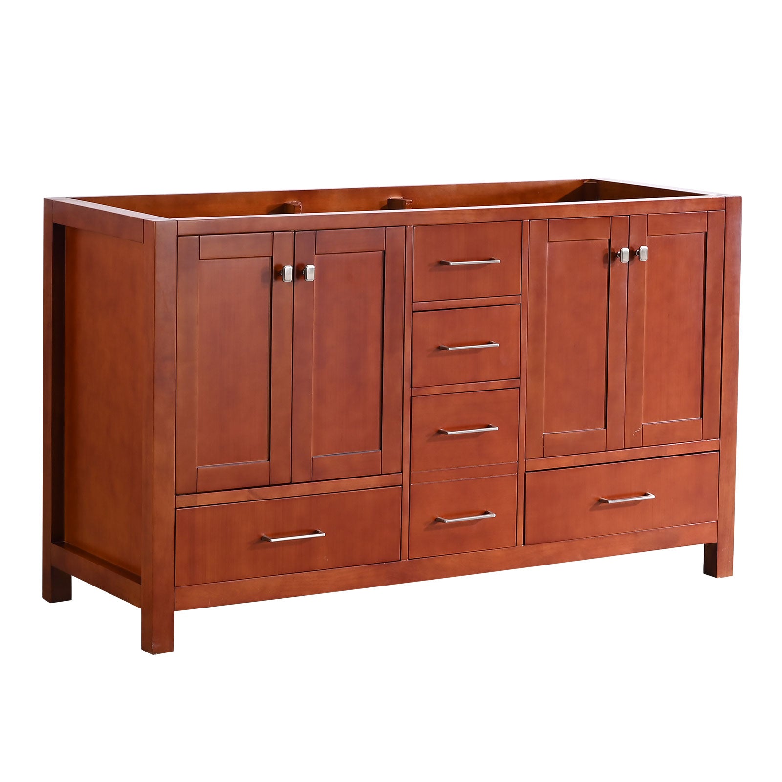 22 in. W x 60 in. D x 35 in. H Bath Vanity Cabinet without Top