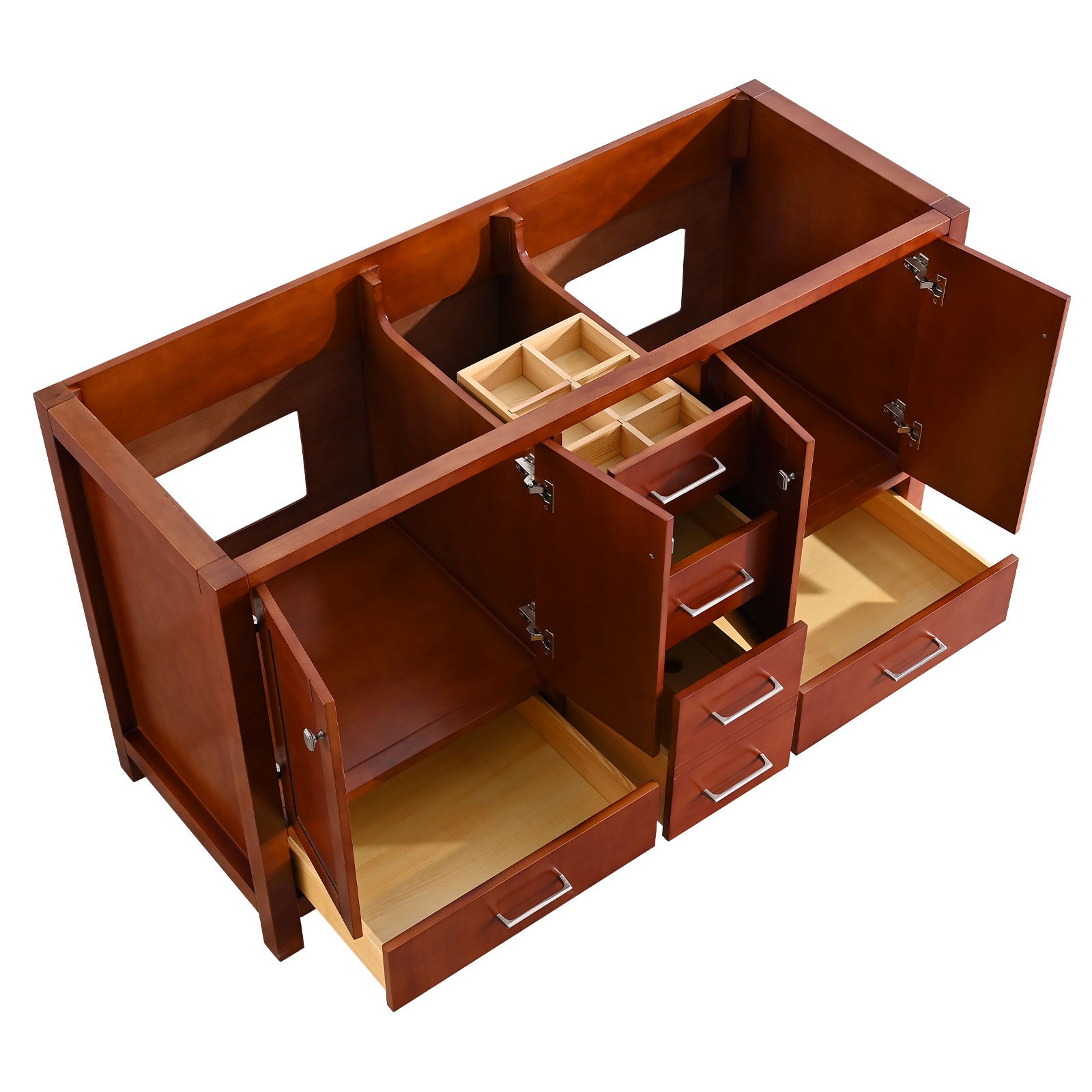 22 in. W x 60 in. D x 35 in. H Bath Vanity Cabinet without Top