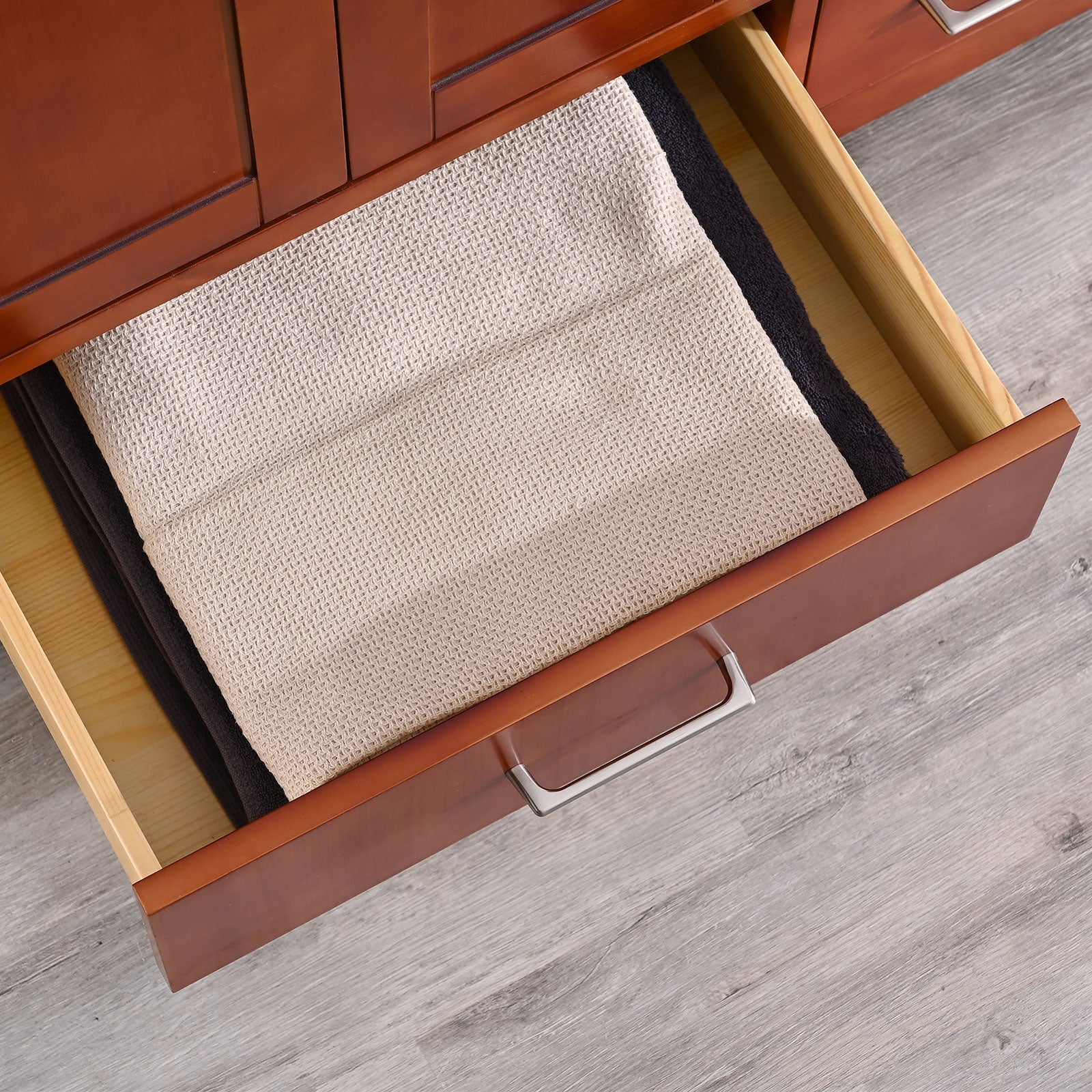 22 in. W x 60 in. D x 35 in. H Bath Vanity Cabinet without Top