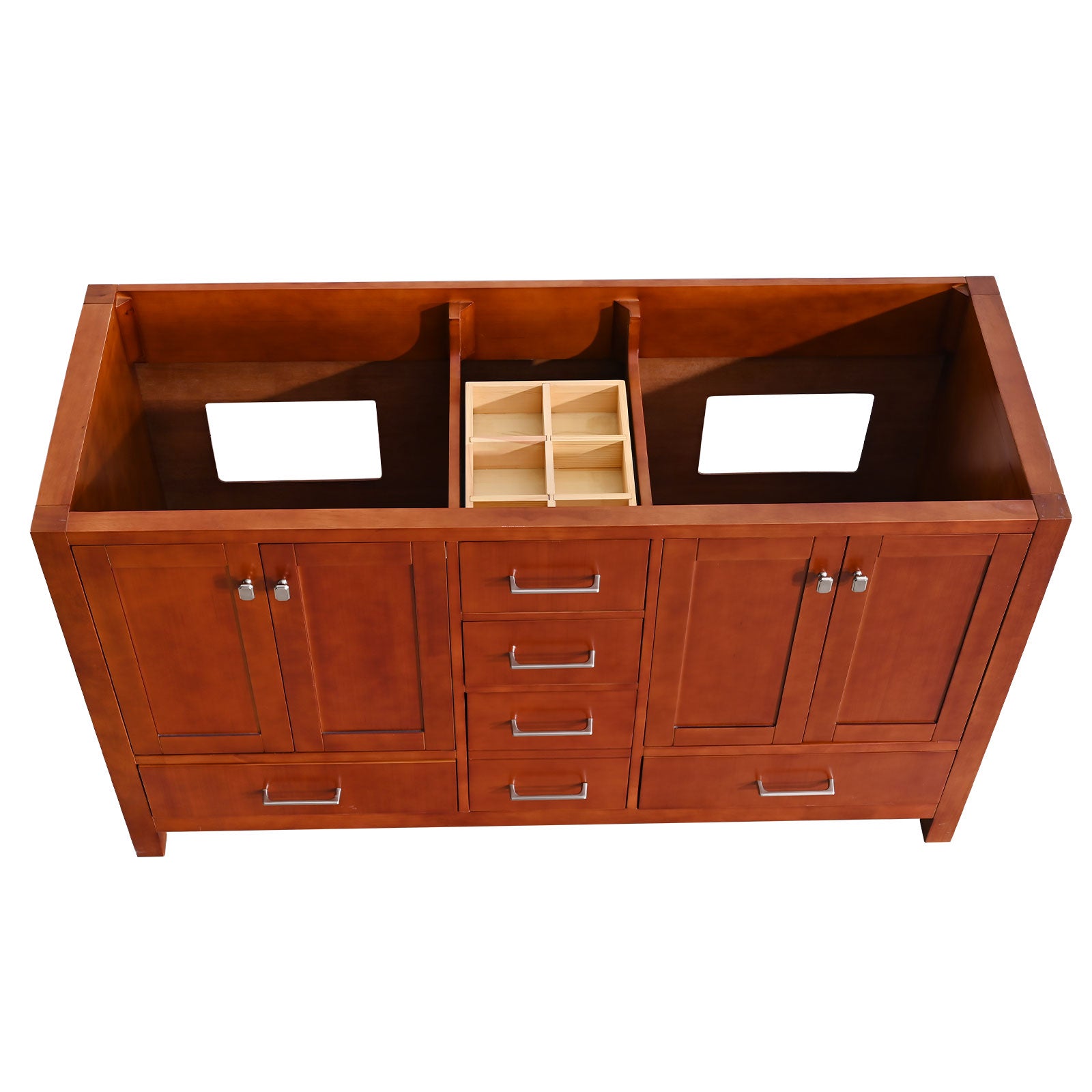 22 in. W x 60 in. D x 35 in. H Bath Vanity Cabinet without Top