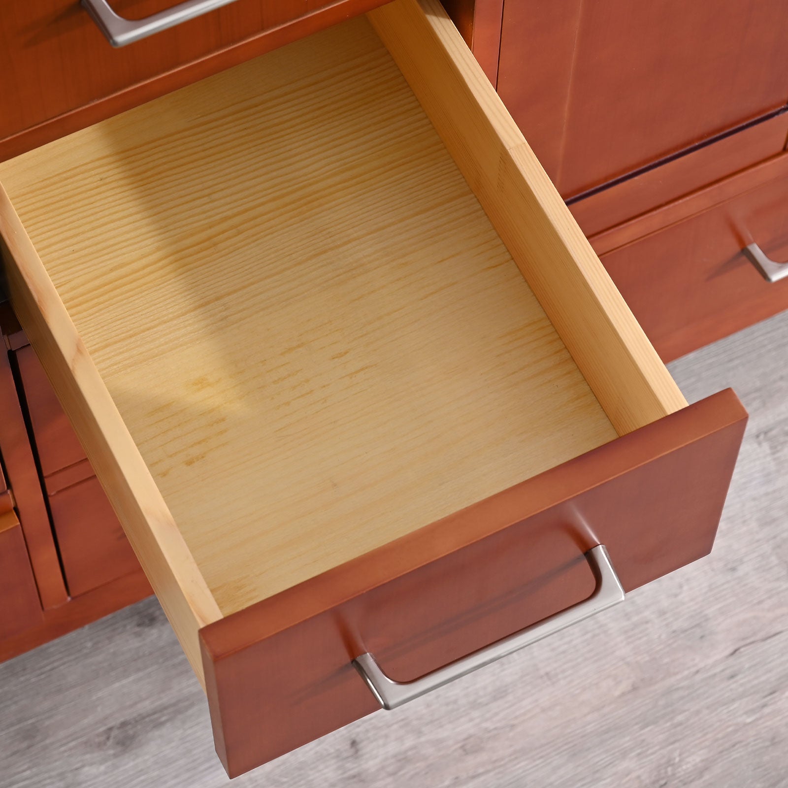 22 in. W x 60 in. D x 35 in. H Bath Vanity Cabinet without Top