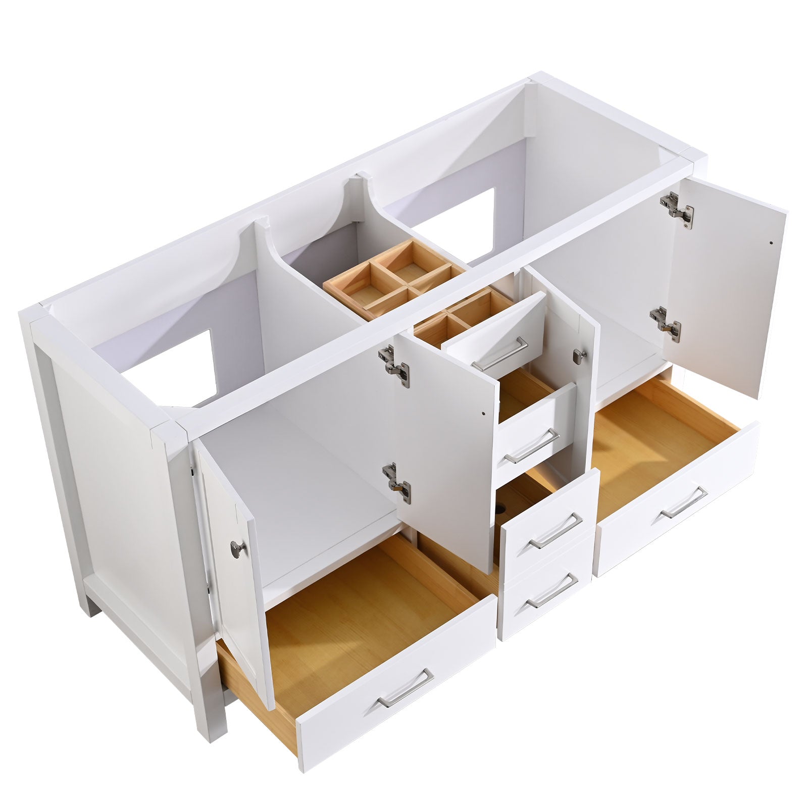 22 in. W x 60 in. D x 35 in. H Bath Vanity Cabinet without Top