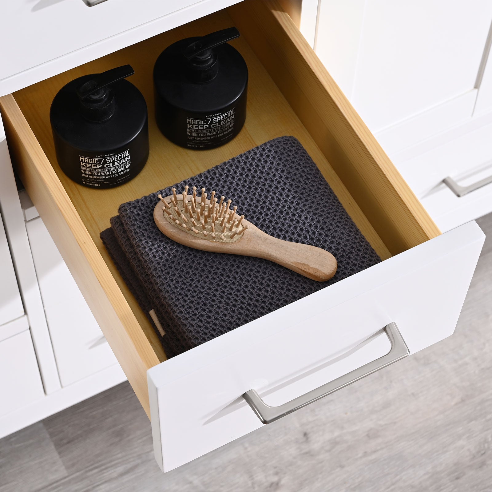 22 in. W x 60 in. D x 35 in. H Bath Vanity Cabinet without Top