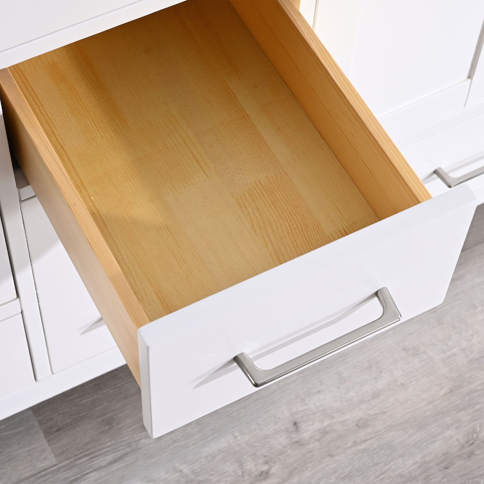 22 in. W x 60 in. D x 35 in. H Bath Vanity Cabinet without Top