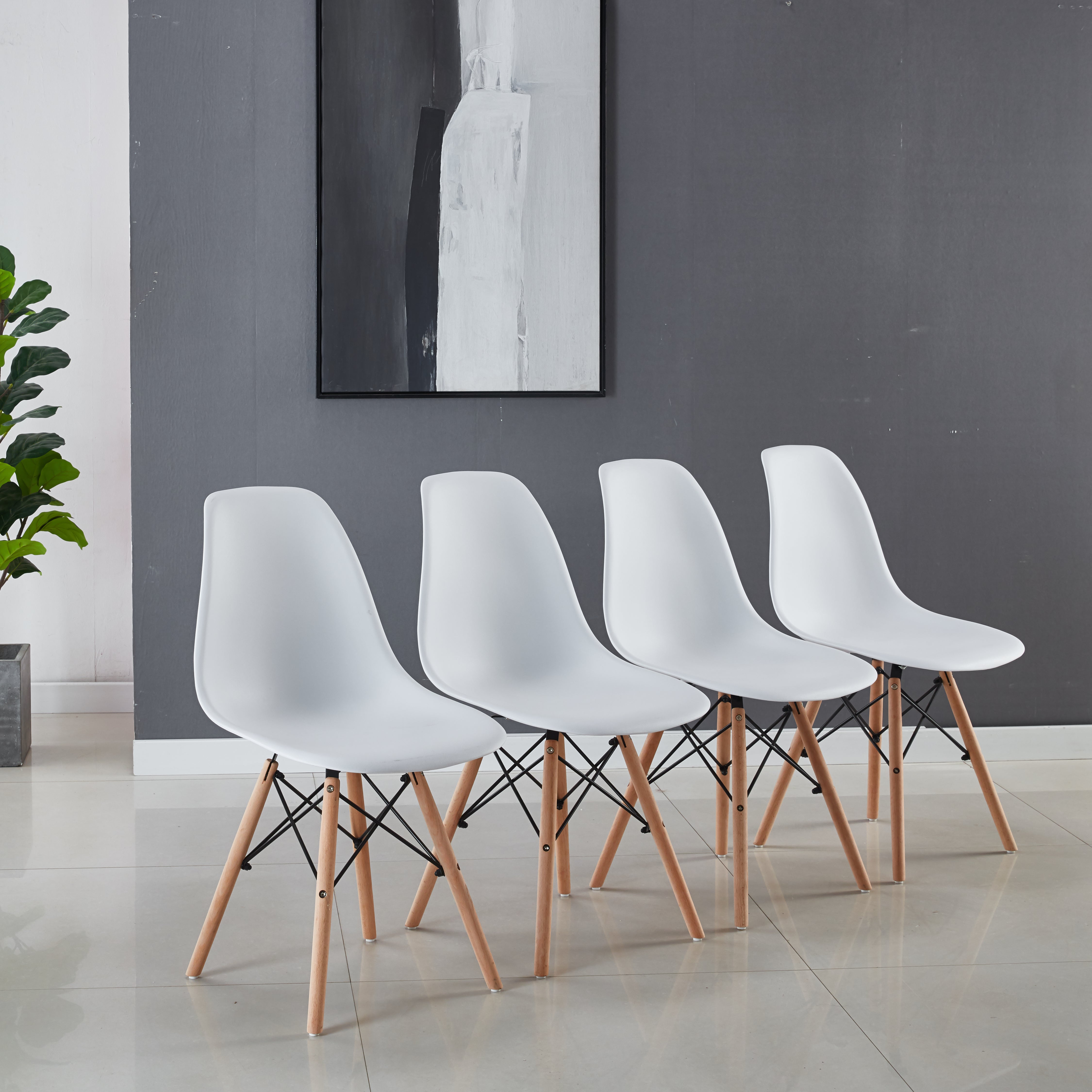 5 Pieces Dining Sets with Round Table Top
