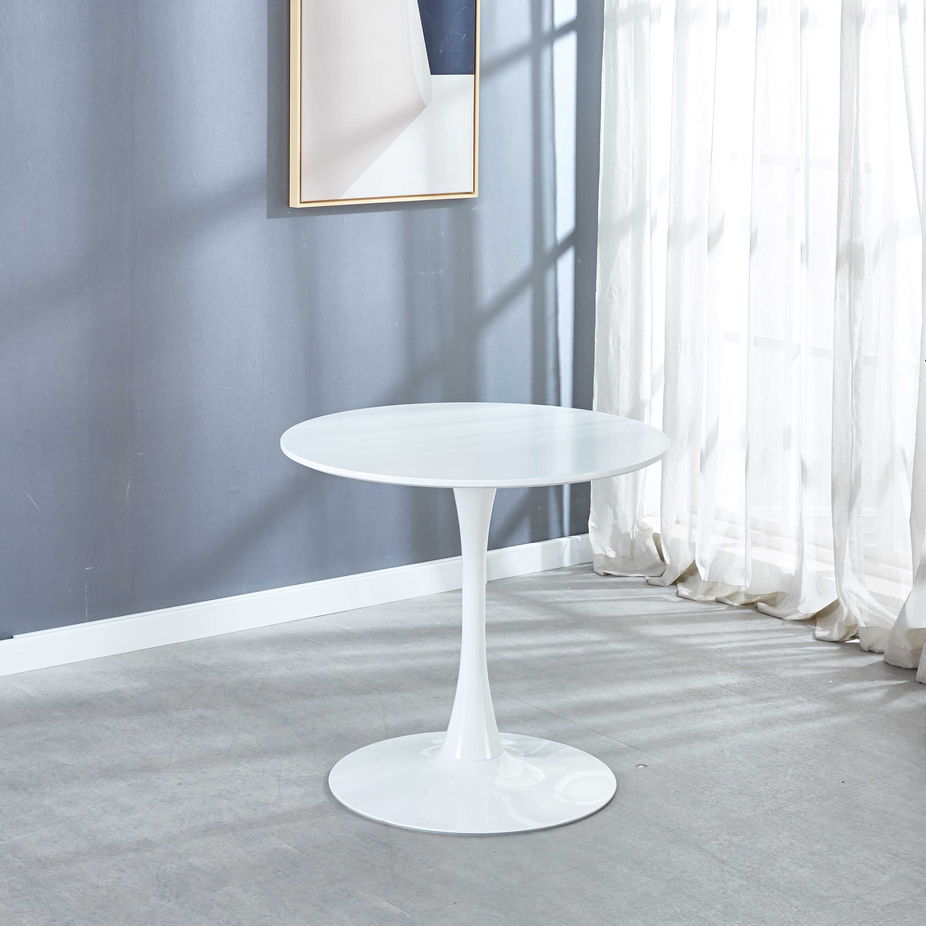 5-Piece Dining Table Set with Teddy Plush Chair