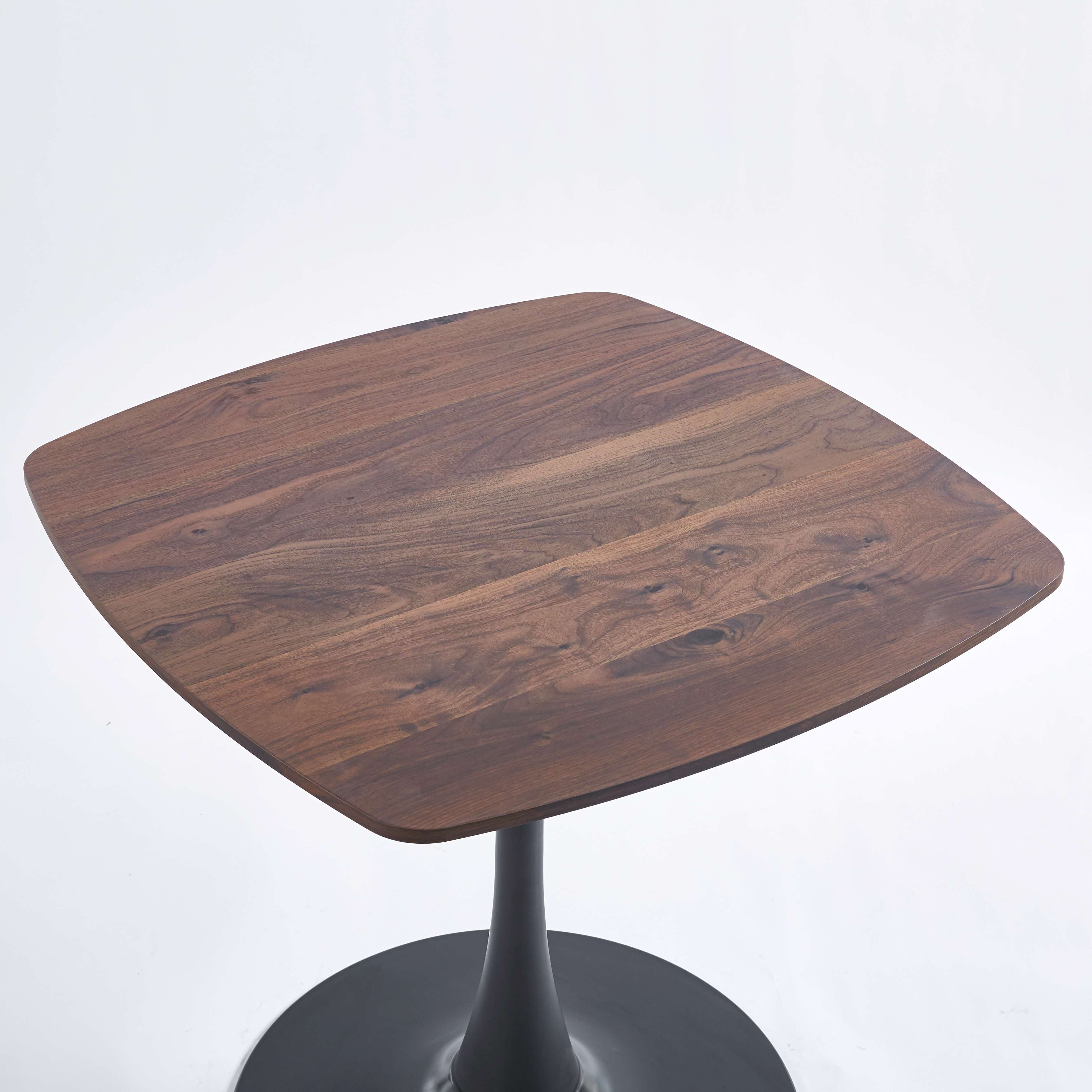 5-Piece Dining Table Set with Square MDF Table Top