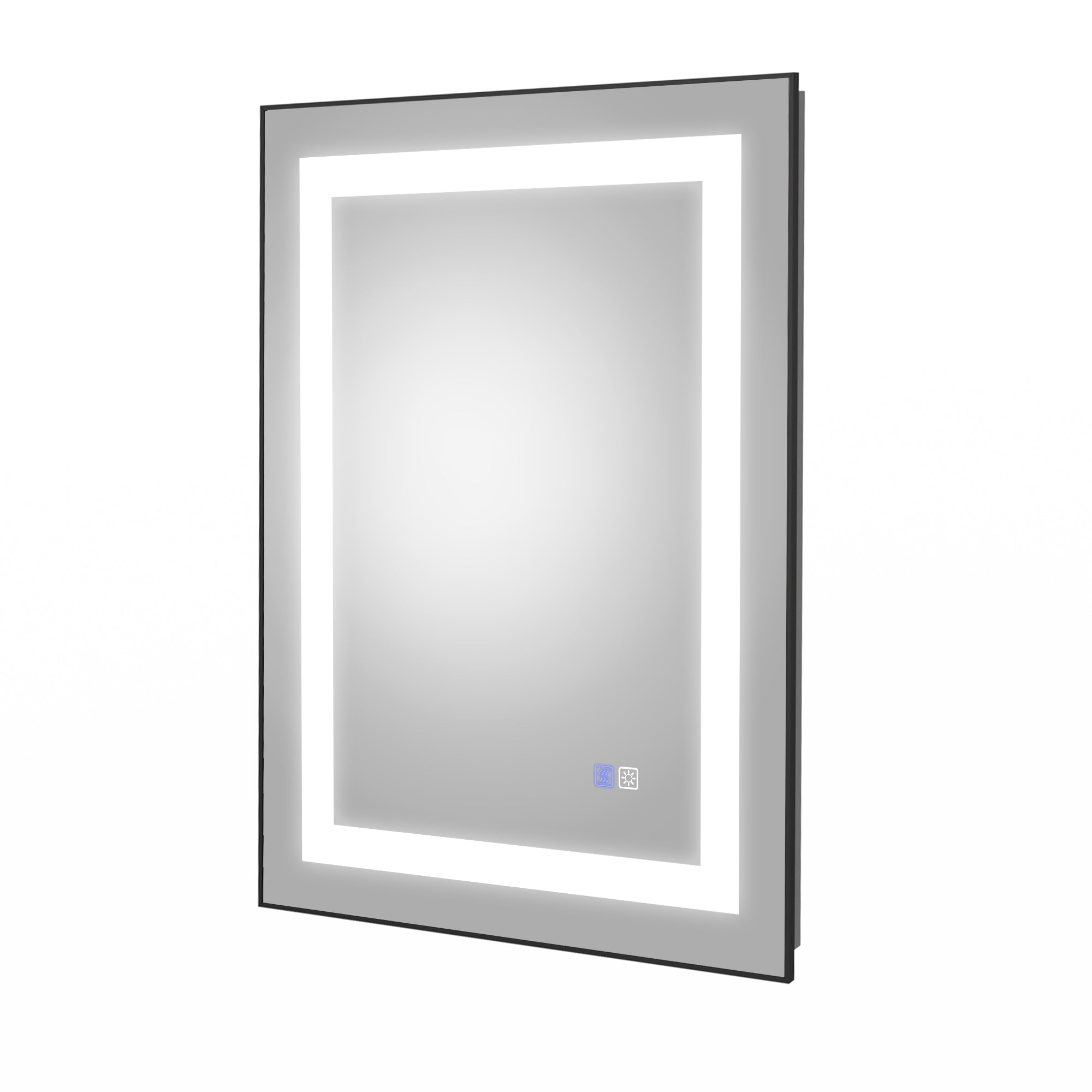 32 in. W x 24 in. H Rectangle Framed Wall Bathroom Vanity Mirror