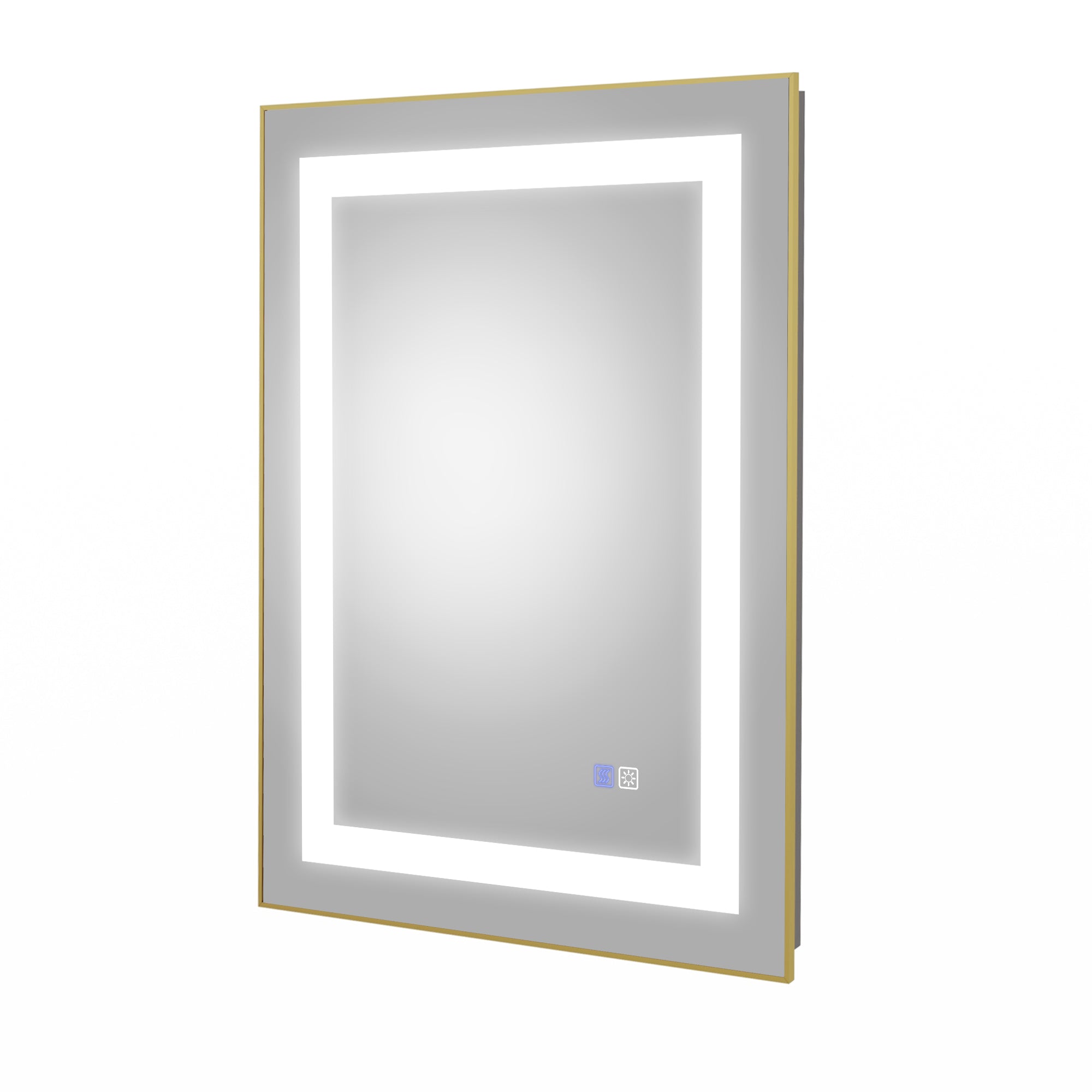 32 in. W x 24 in. H Rectangle Framed Wall Bathroom Vanity Mirror