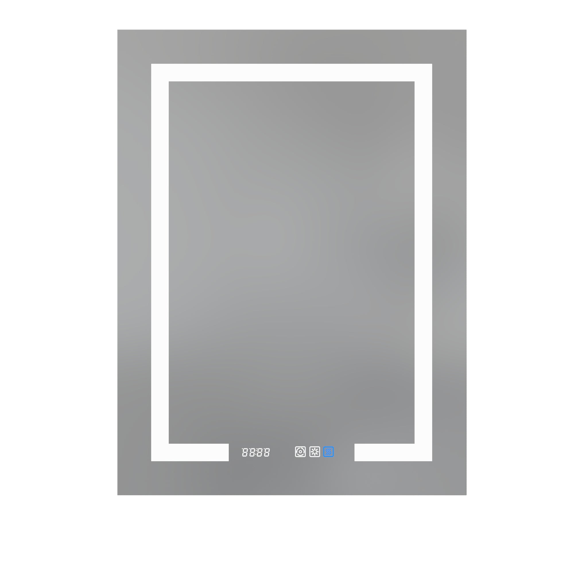 24 in. W x 32 in. H Aluminum Surface Mount Medicine Cabinet with Mirror