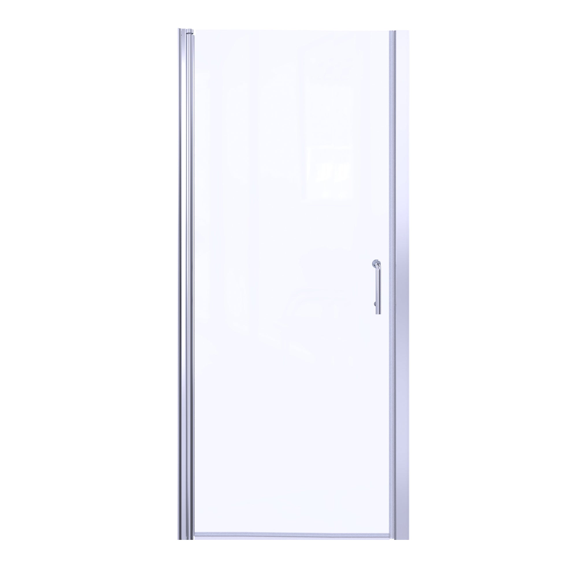 32" x 72" Semi-Frameless Pivot Shower Door