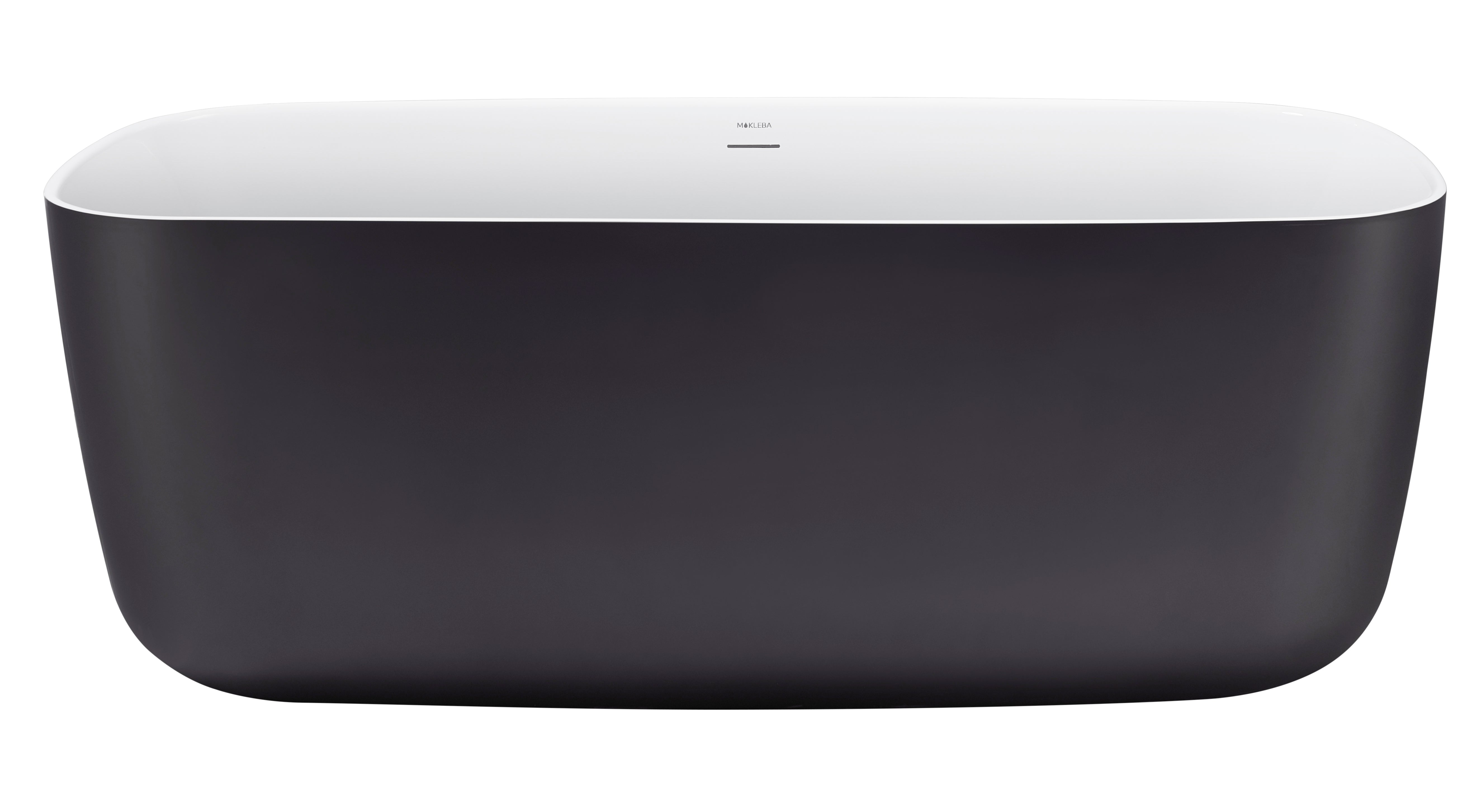 59 in. Acrylic Freestanding Flatbottom Soaking Bathtub