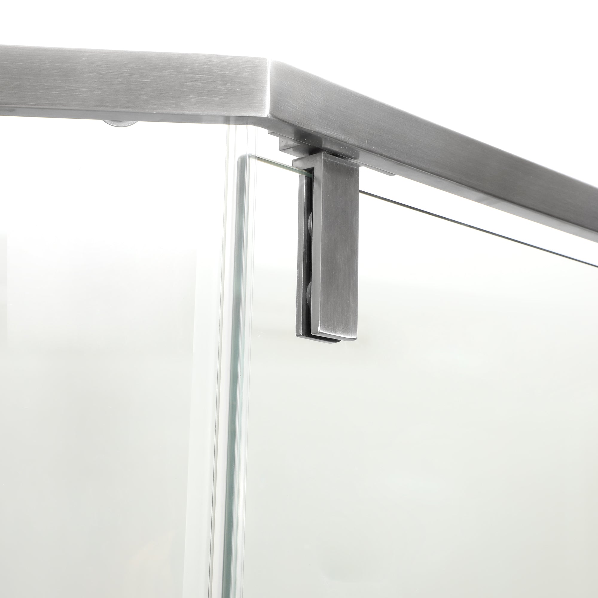 34" x 72" Semi-Frameless Sliding  Neo-Angle Shower Door