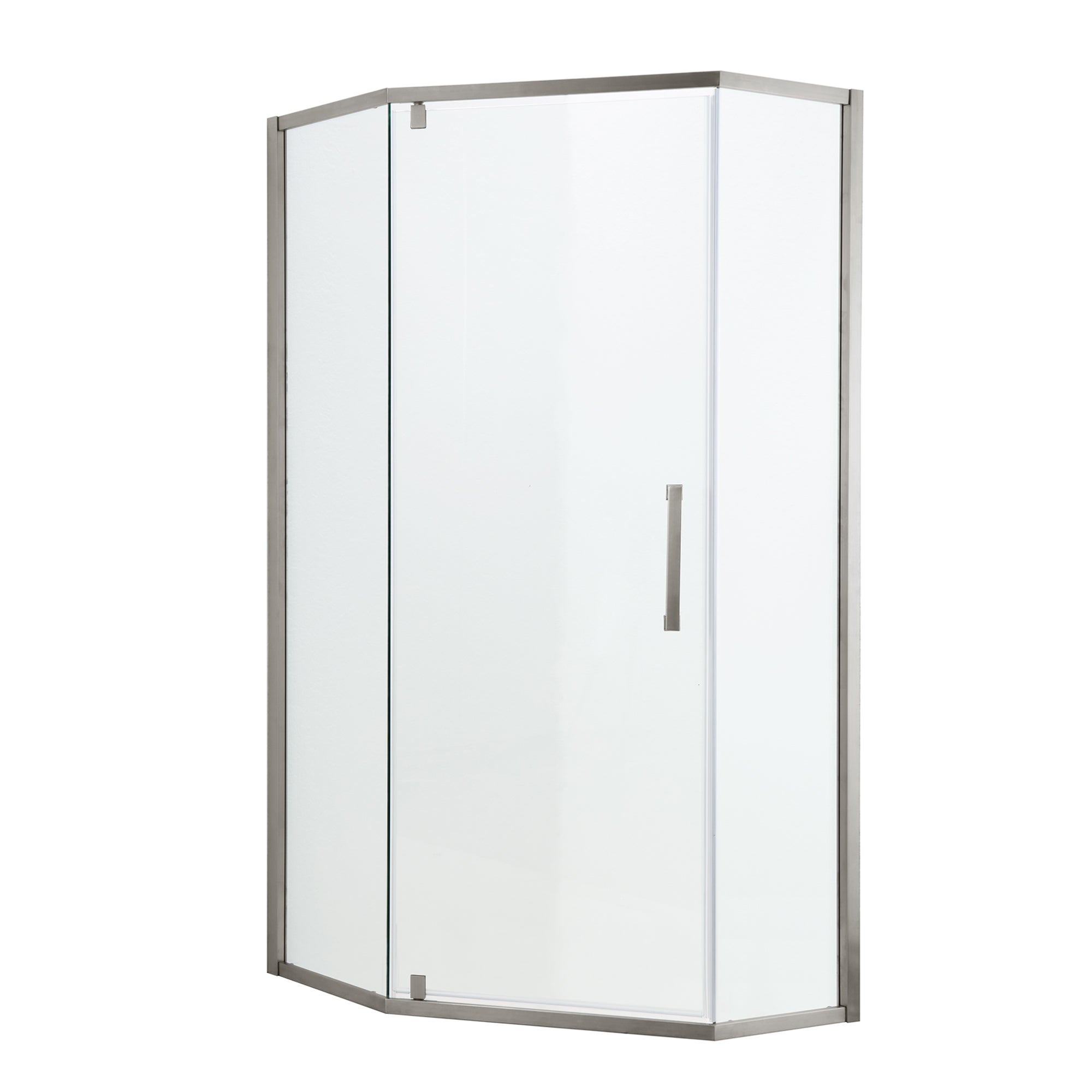 34" x 72" Semi-Frameless Sliding  Neo-Angle Shower Door