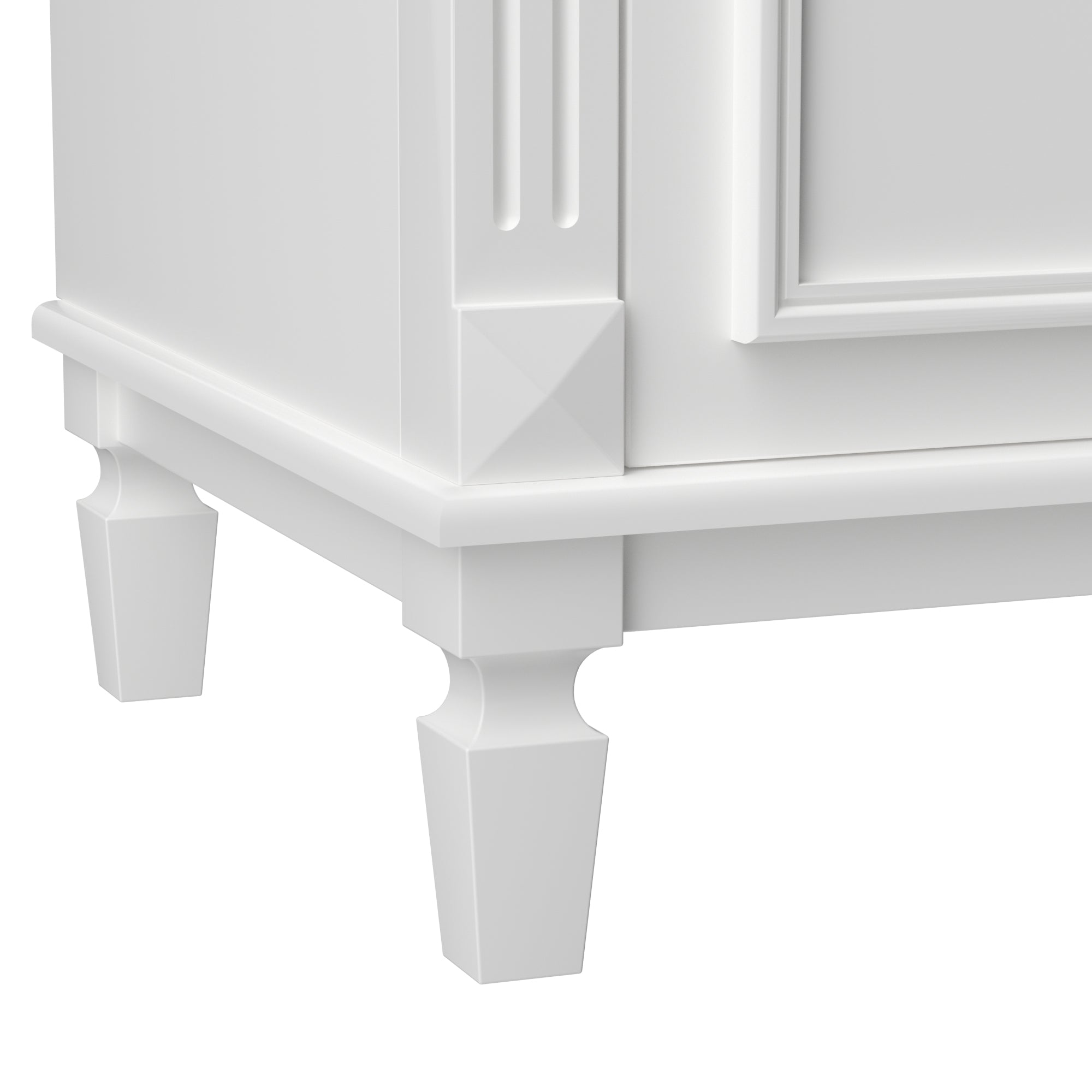 36'' Freestanding Bathroom Vanity Set with Integrated Resin Sink and Drawers