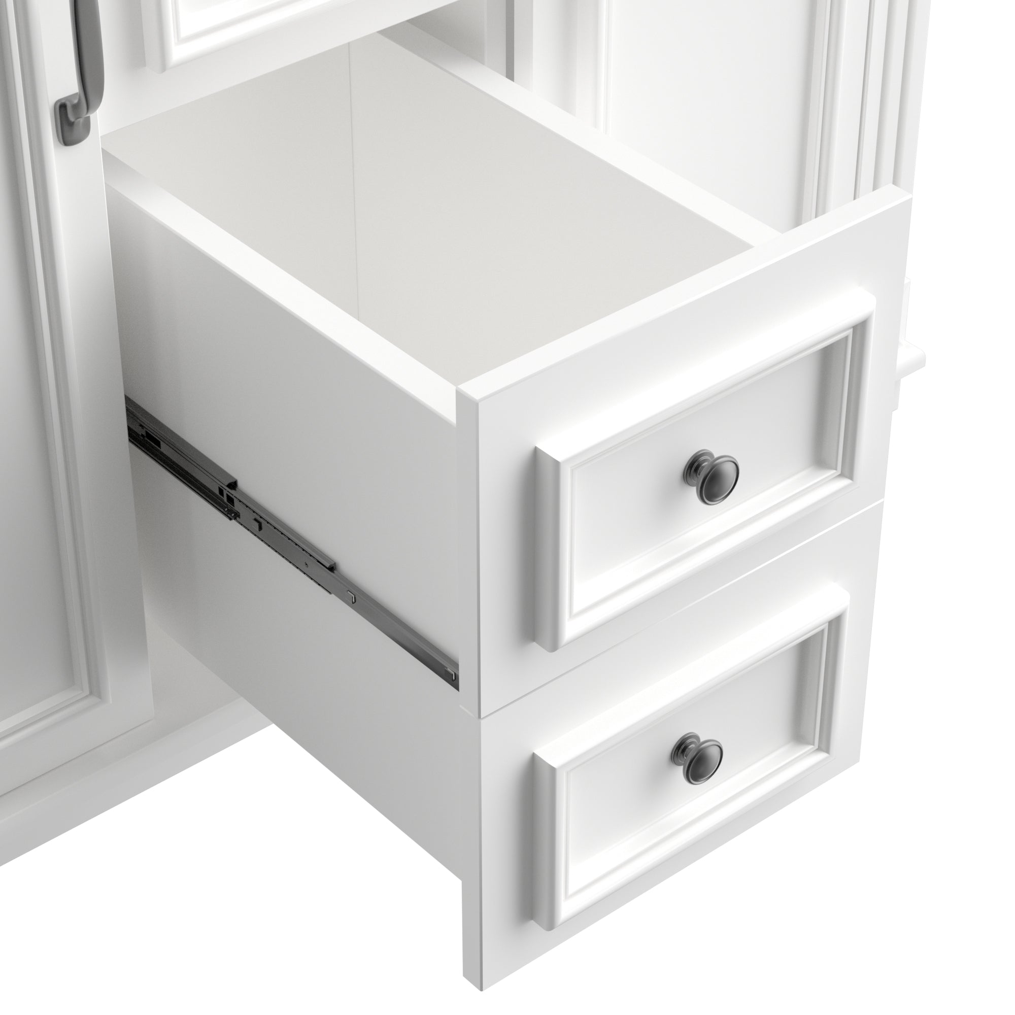 36'' Freestanding Bathroom Vanity Set with Mirror Cabinet