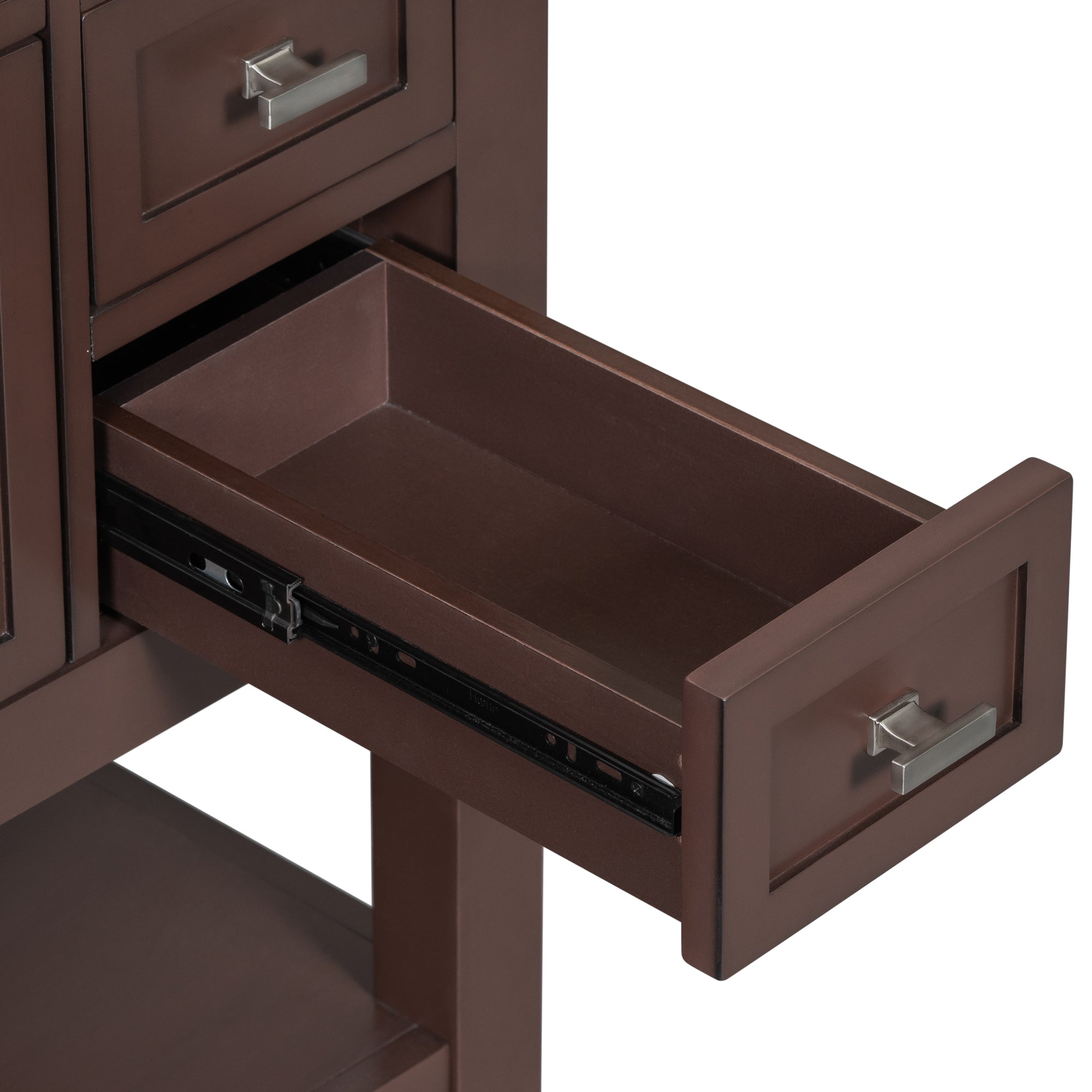 36'' Freestanding Bathroom Vanity Set with Integrated Resin Sink and Drawers