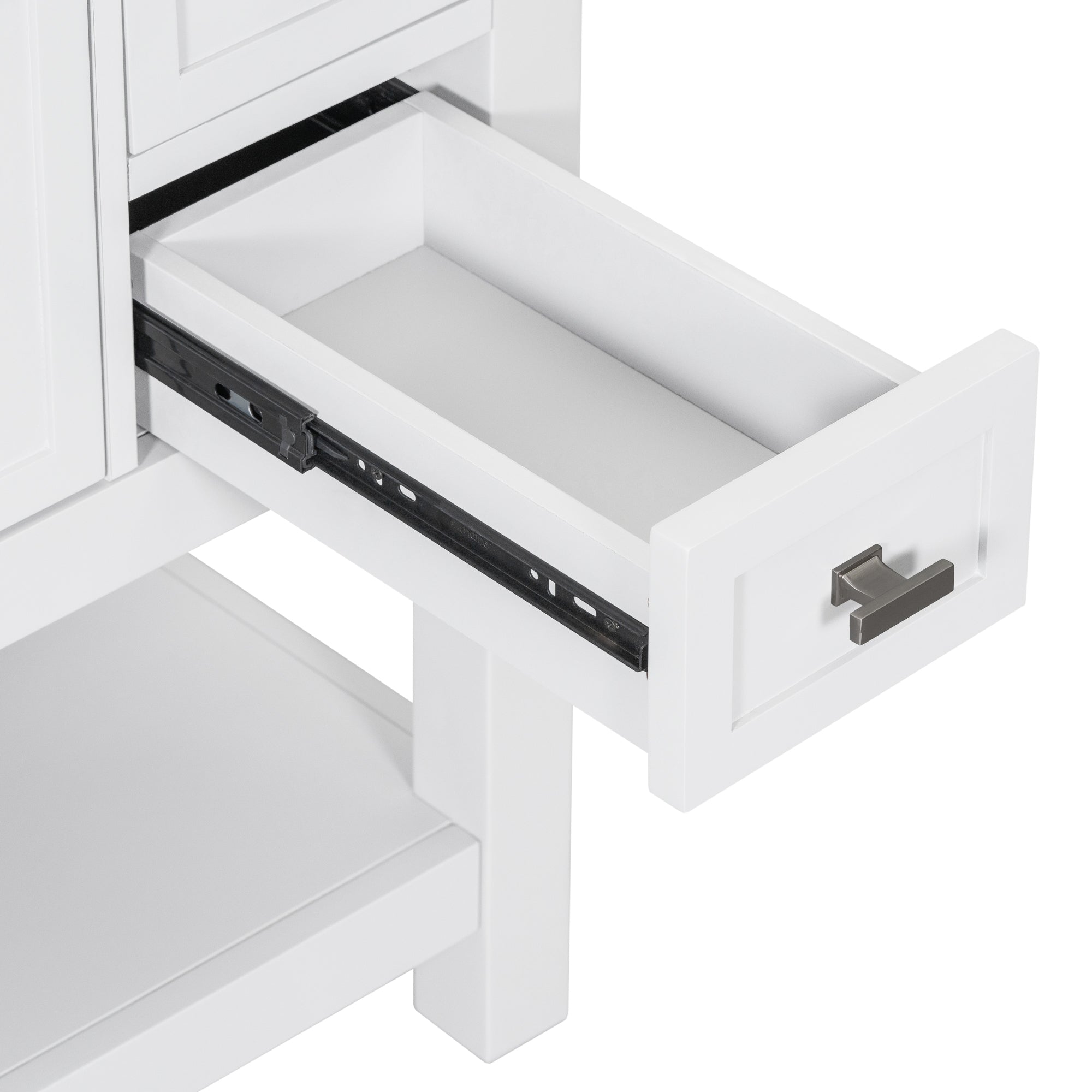 36'' Freestanding Bathroom Vanity Set with Integrated Resin Sink and Drawers