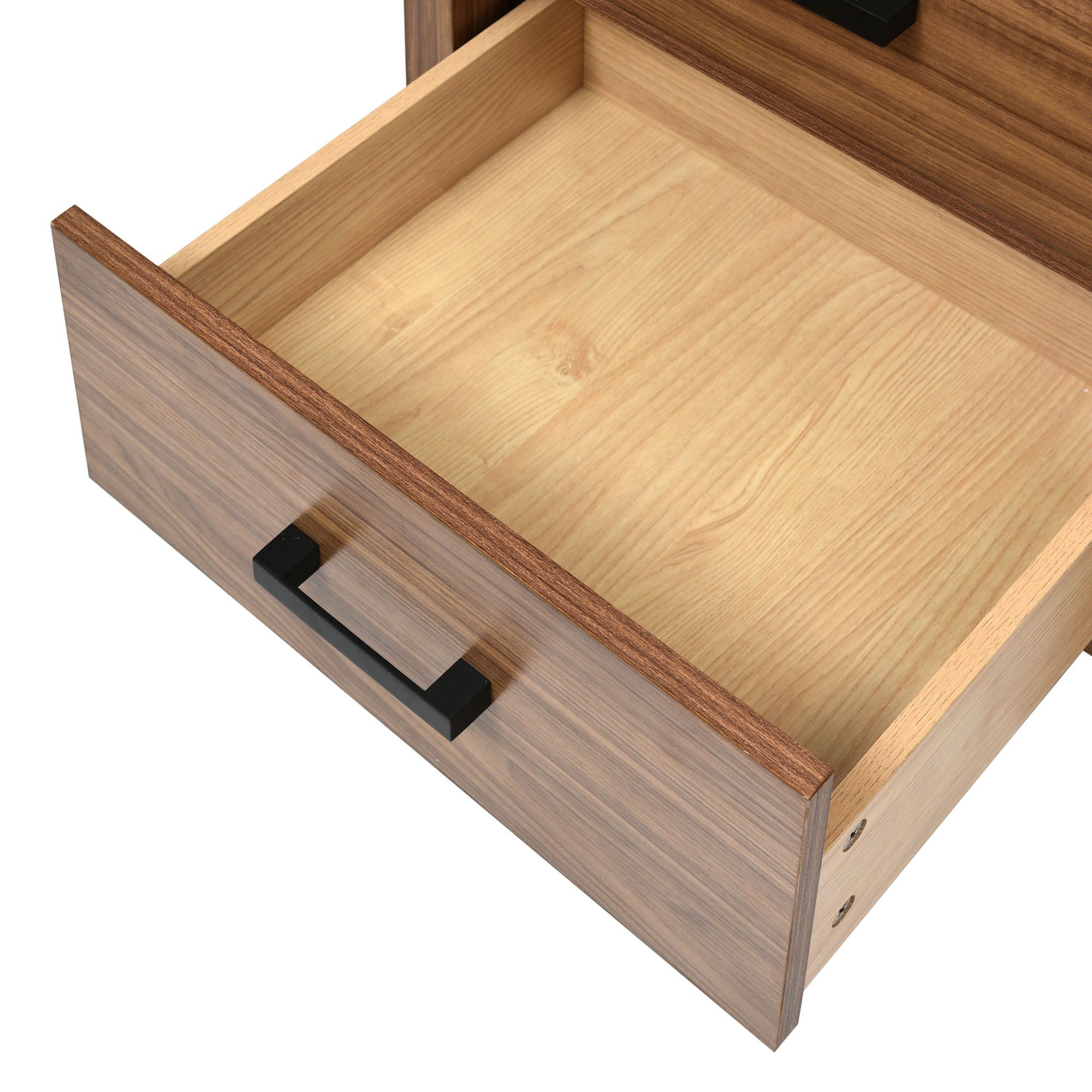24 Inch MDF Freestanding Bathroom Vanity Set with Integrated Ceramic Sink