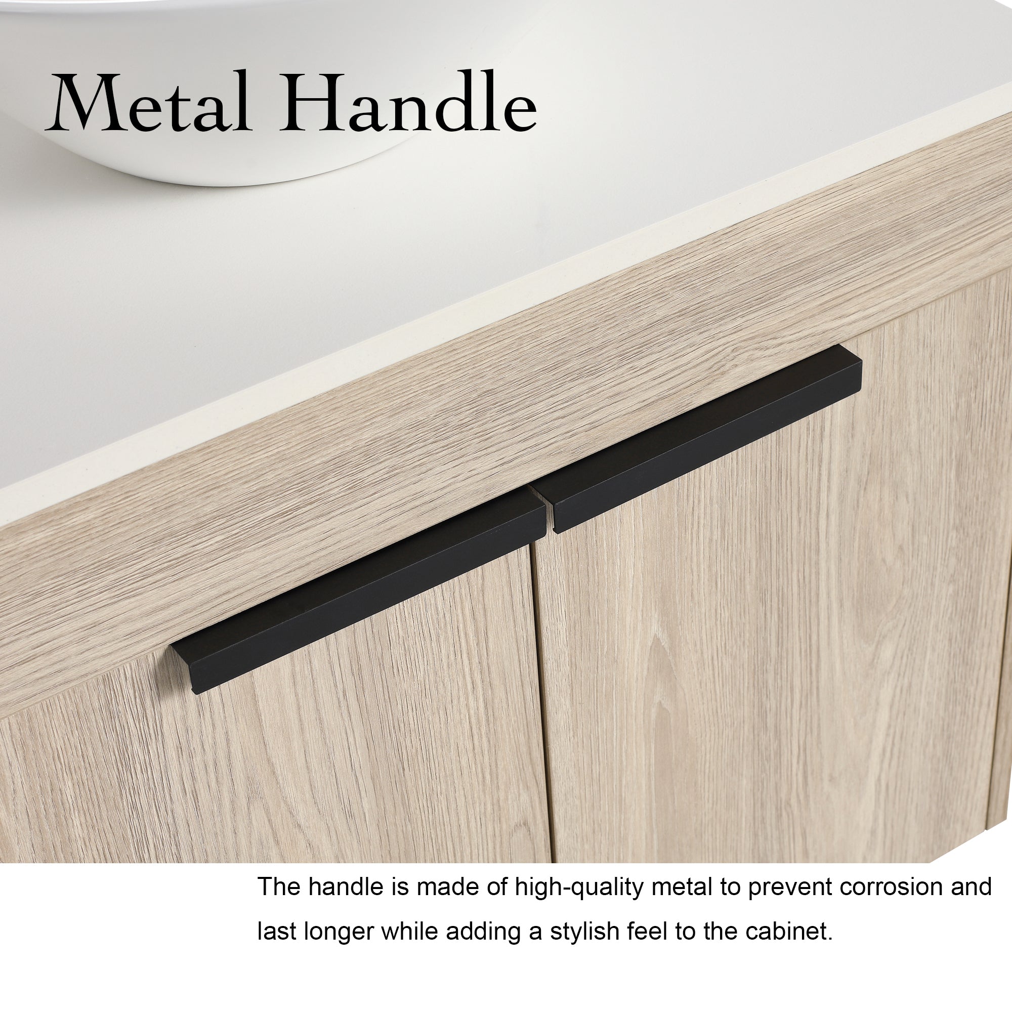 24 Inch Modern Design Float Bathroom Vanity with Ceramic Basin with Soft Close Door