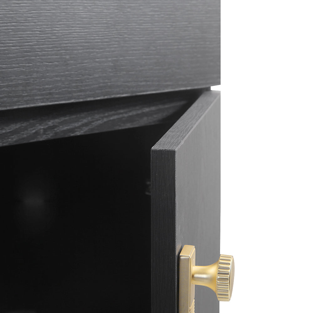 24" Bathroom Vanity with Two Soft Close Cabinet Doors with White Ceramic Basin