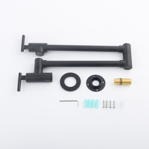 23 Inch Pot Filler Wall Mounted Brass Kitchen Faucet
