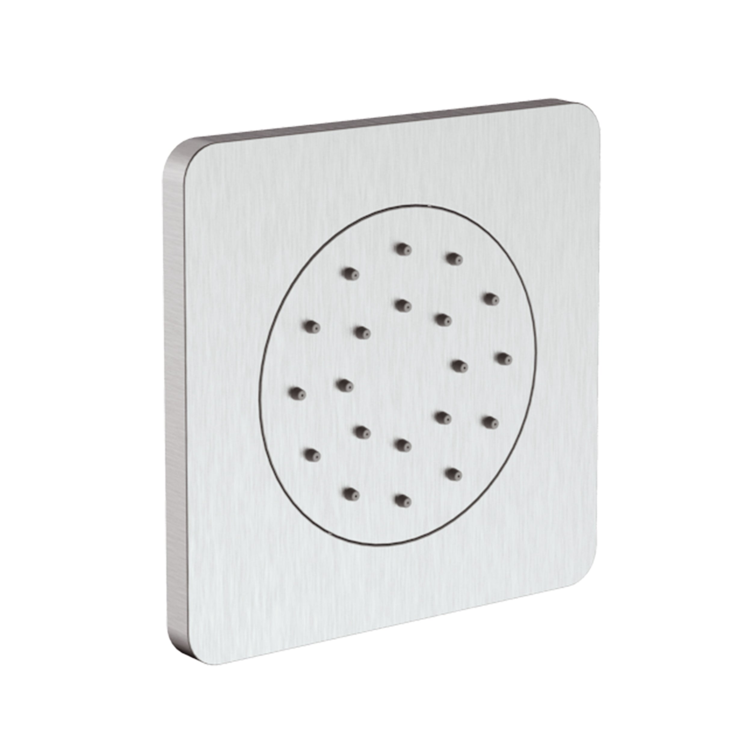 Wall-Mounted Rectangular Shower System with Rough-in Valve, Handheld Shower,23 inch square large panel